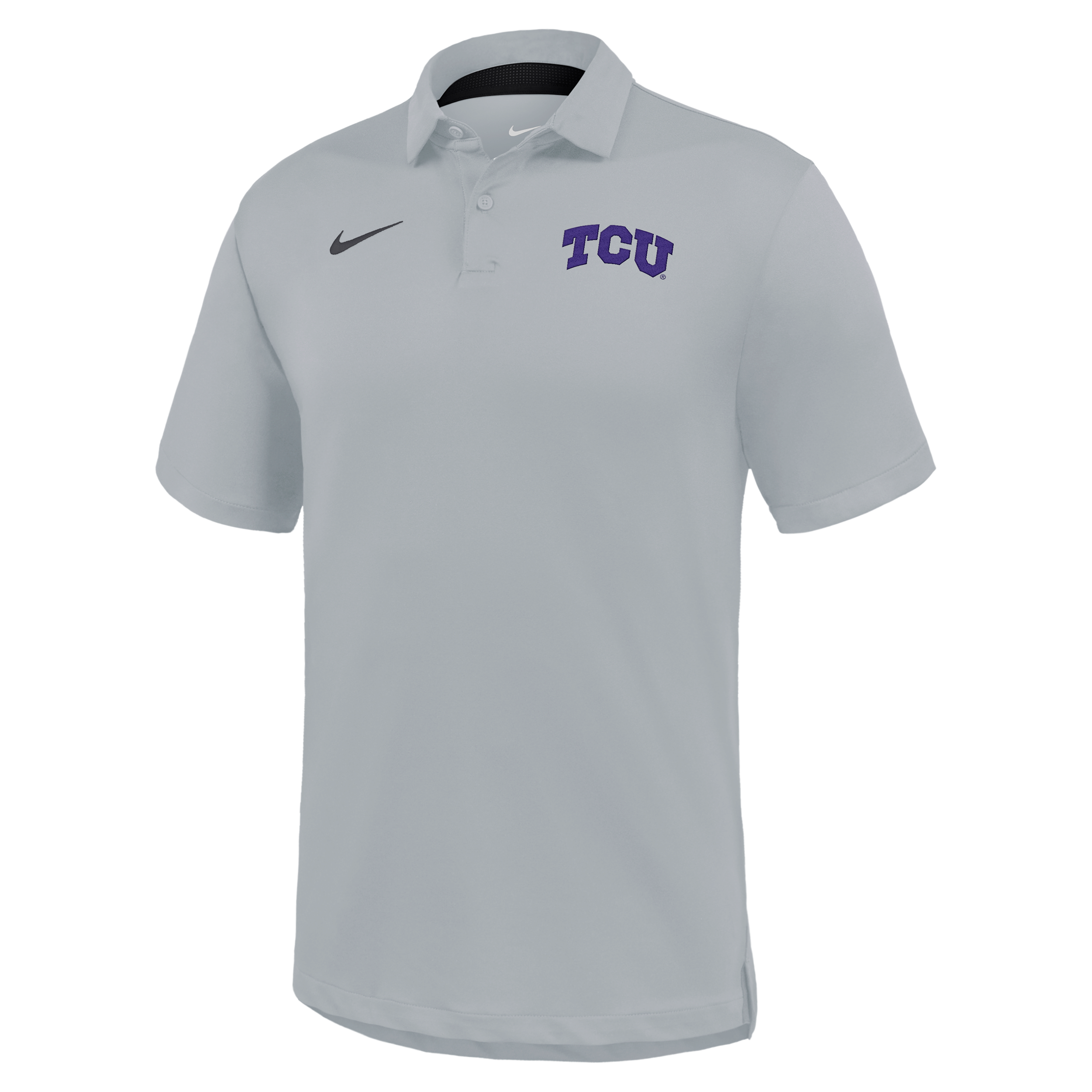 TCU Tour Nike Men's Dri-FIT College Polo in Grey | IV9765-077
