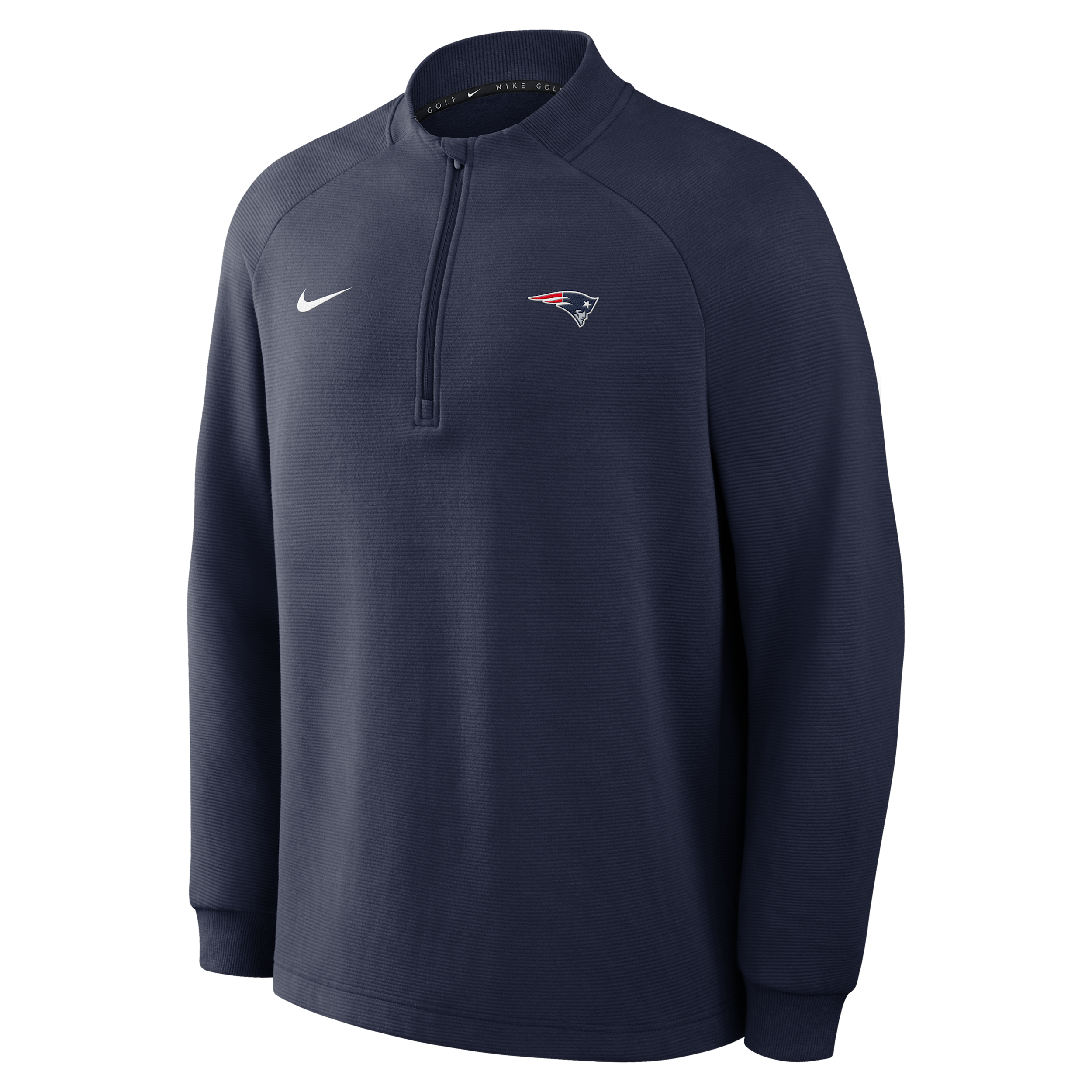 New England Patriots Par Nike Men's Therma-FIT NFL Half-Zip Pullover in Blue | 068F41S8K-P8H