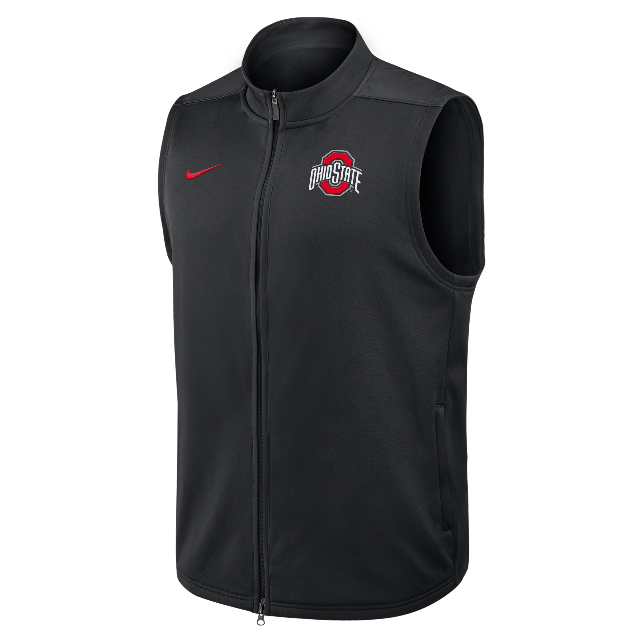 Nike Black Oregon Ducks Primetime Victory Performance Full-zip Vest In Black