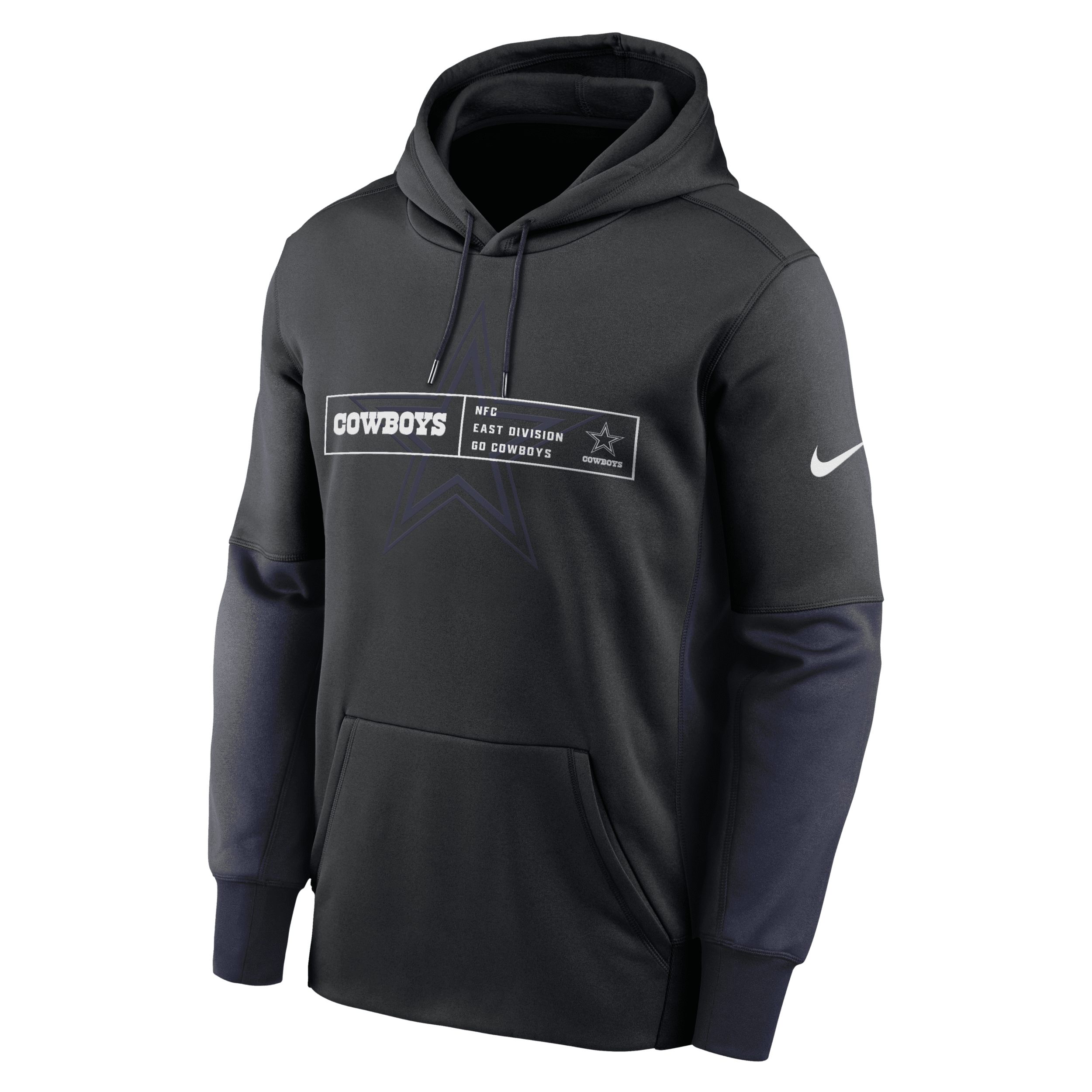 Dallas Cowboys Nike Therma Pullover Hoodie - Mens