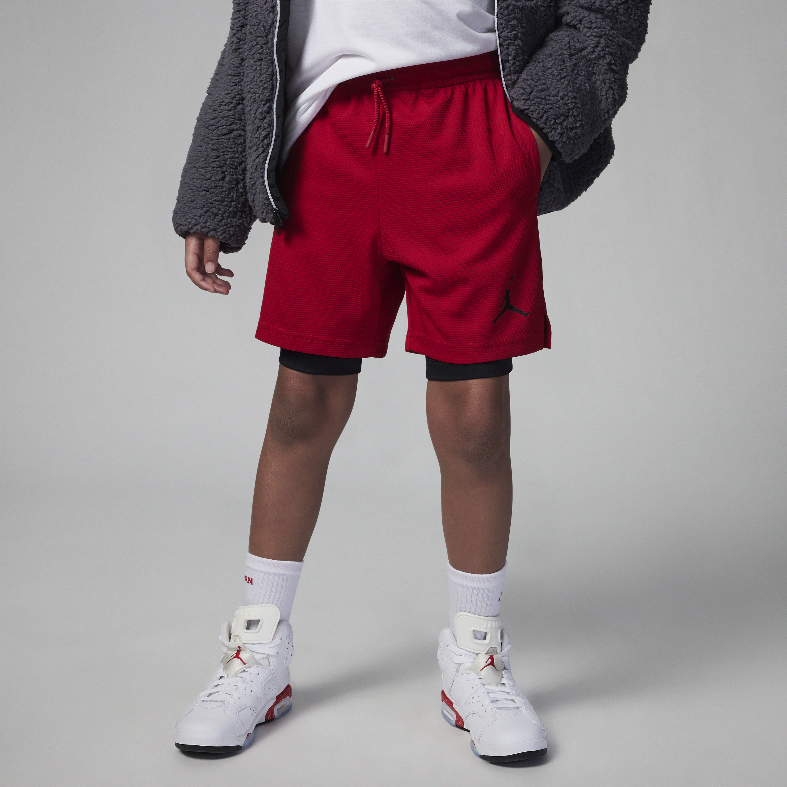 Jordan Training Shorts Big Kids' Shorts In Red