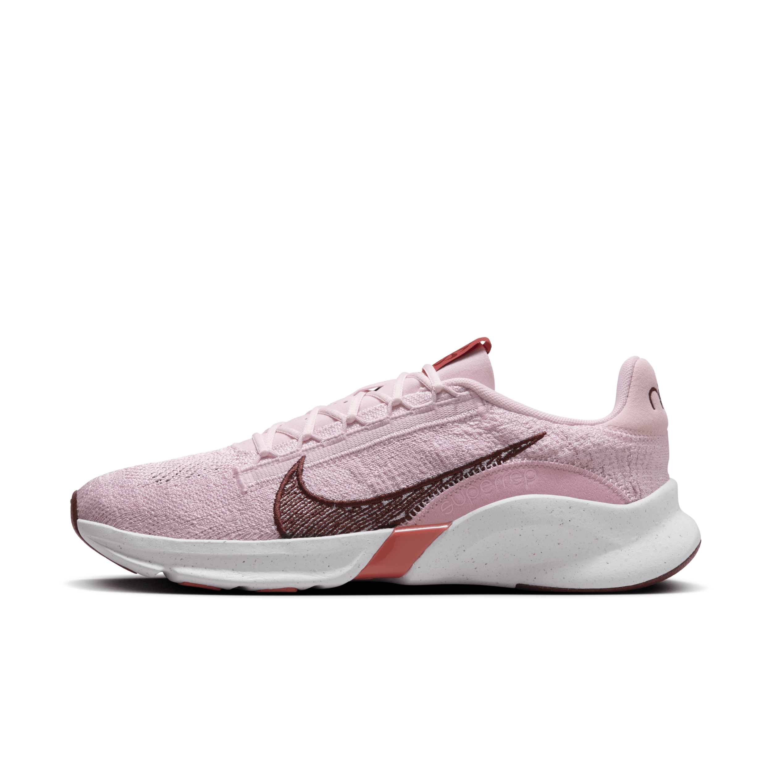 Nike Women's Superrep Go 3 Flyknit Next Nature Workout Shoes In Pink