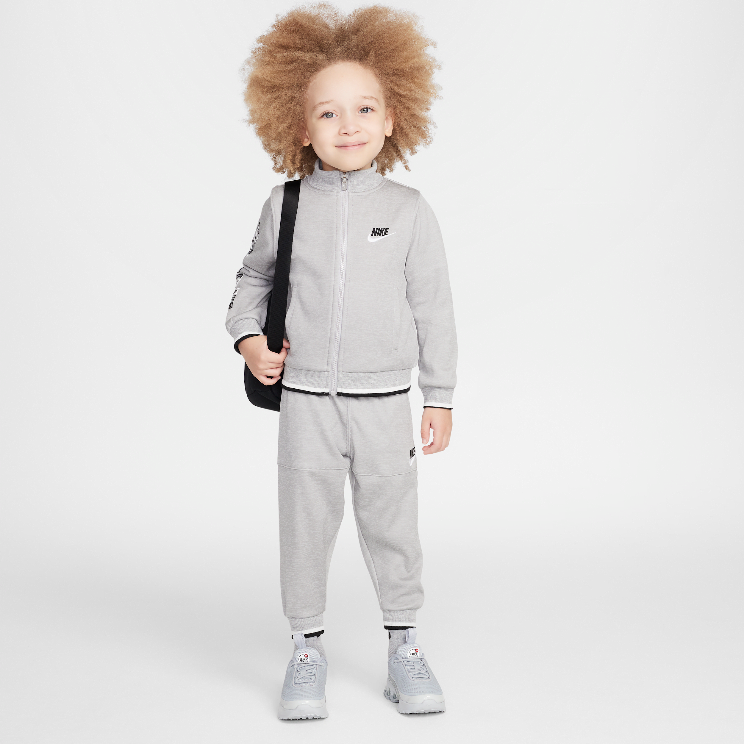 Nike Dri-fit Sportswear Toddler 2-piece Futura Propus Set In Grey