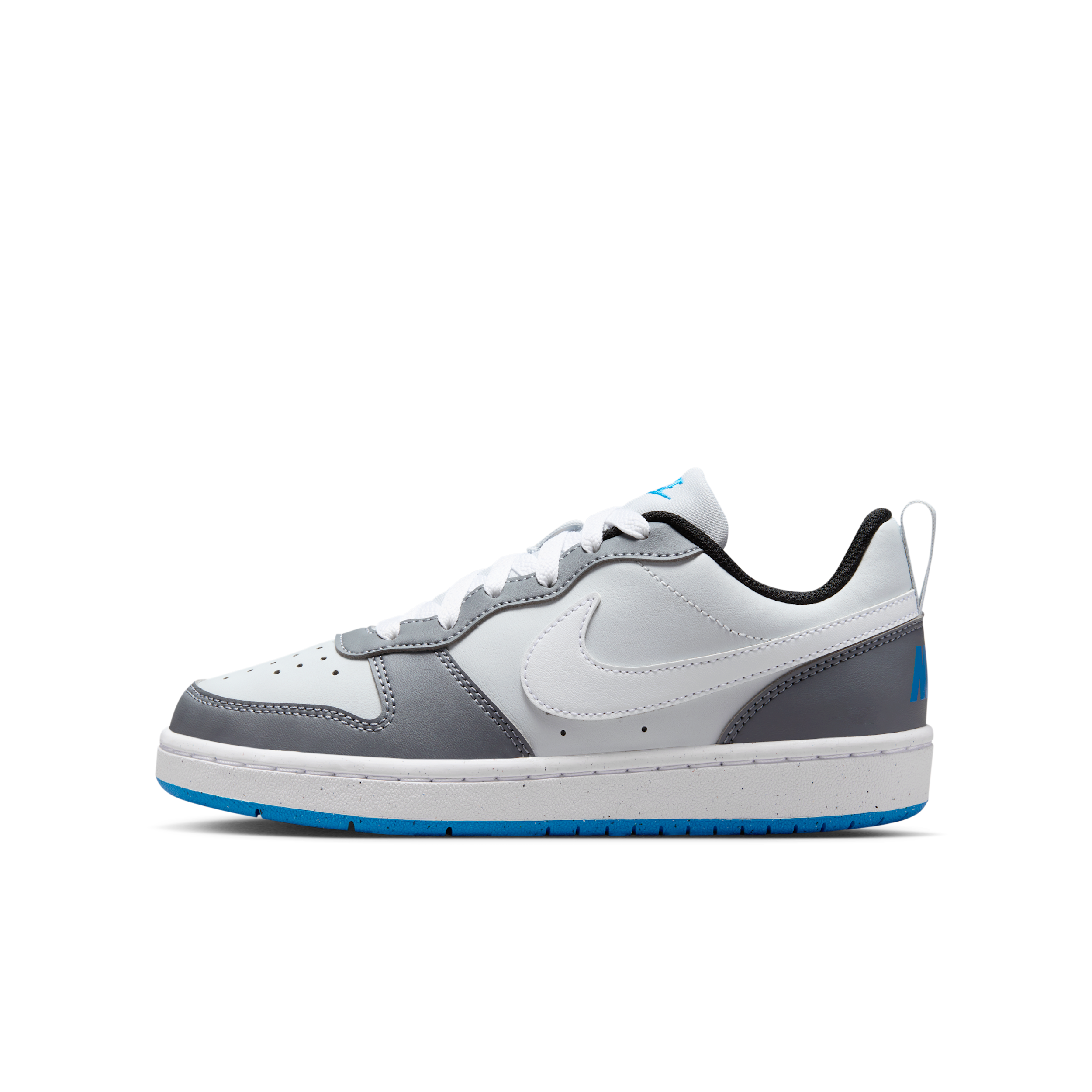 Nike Court Borough Low Recraft Big Kids' Shoes in Grey | DV5456-019