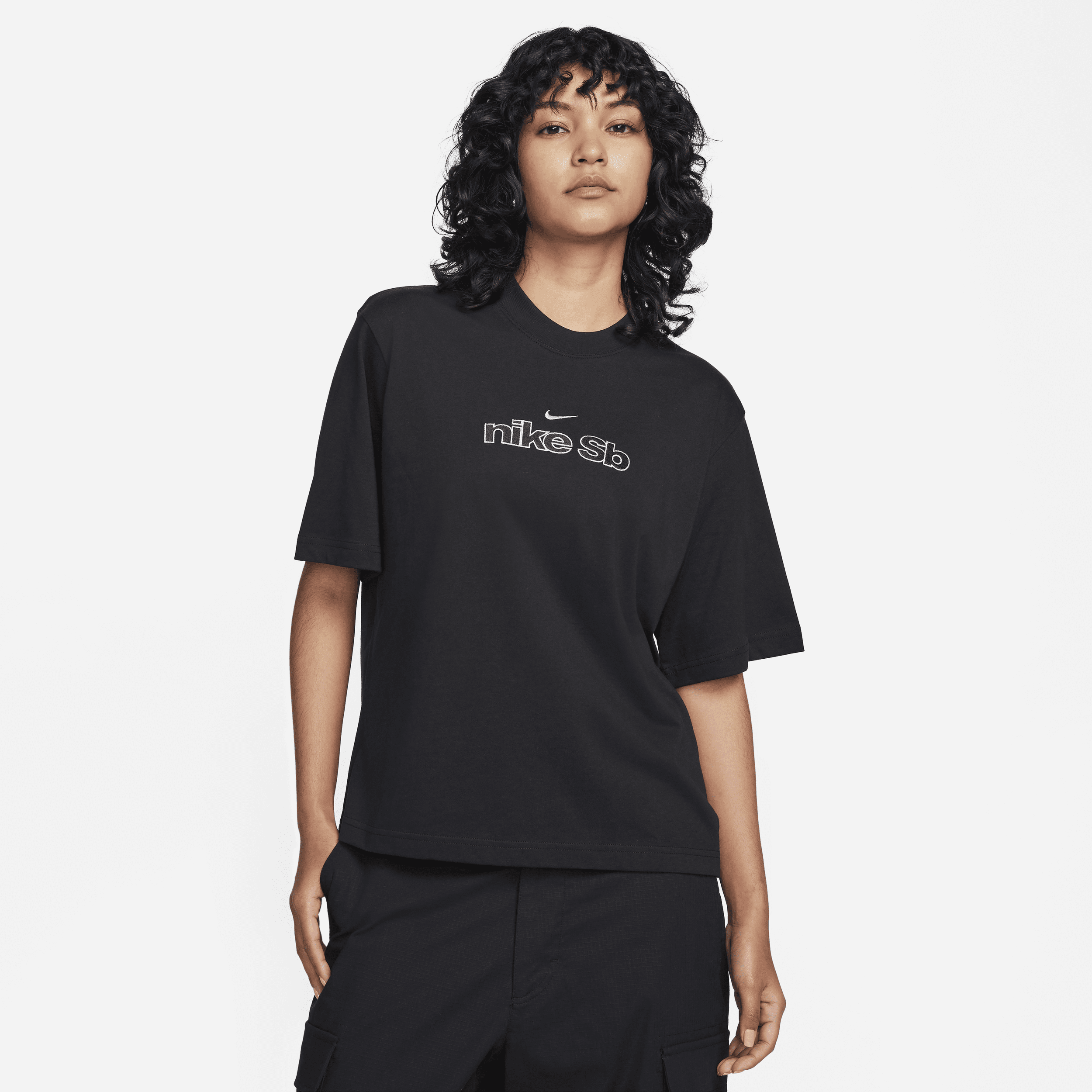 Nike Women's  Sb Skate T-shirt In Black