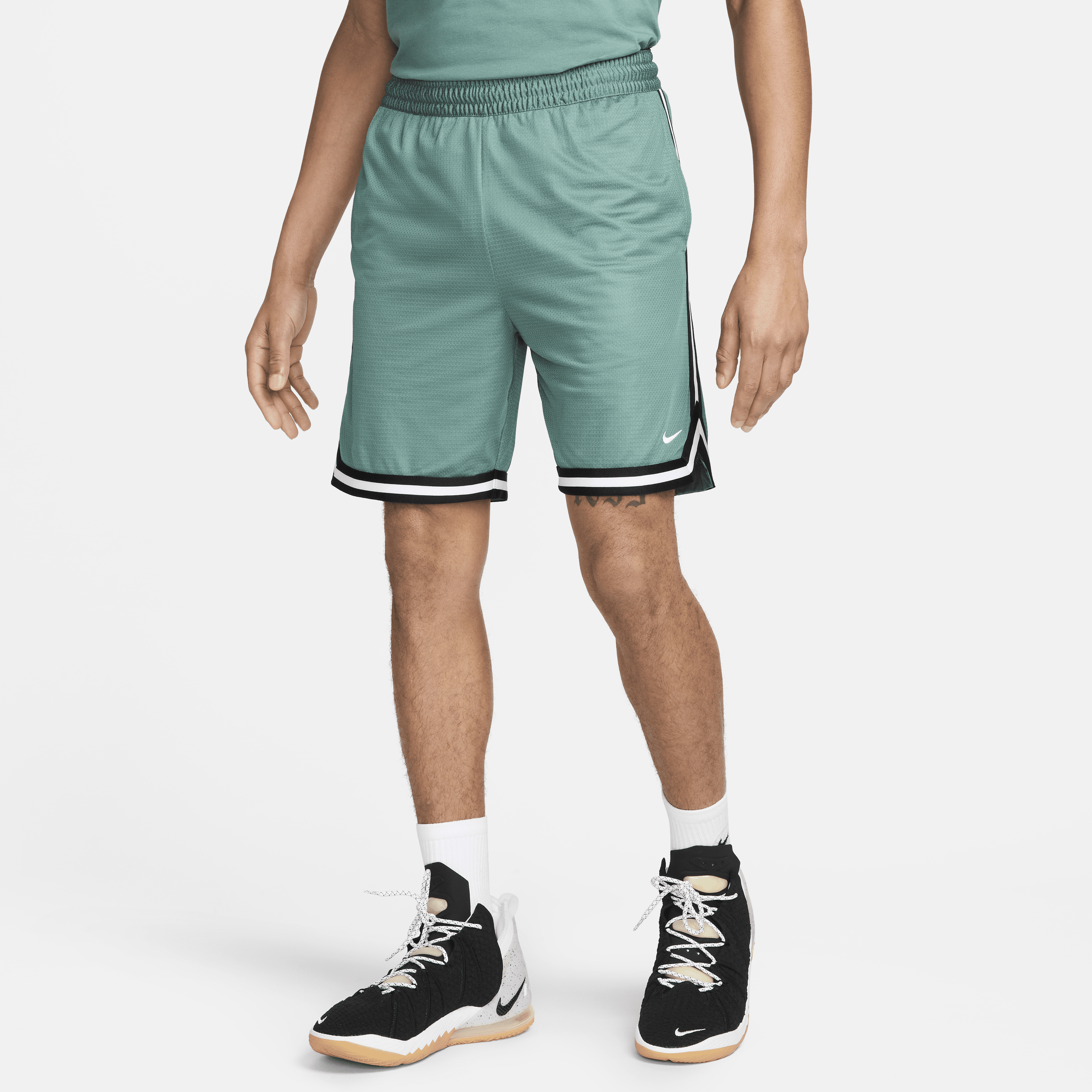 Shop Nike Men's Dna Dri-fit 8" Basketball Shorts In Green
