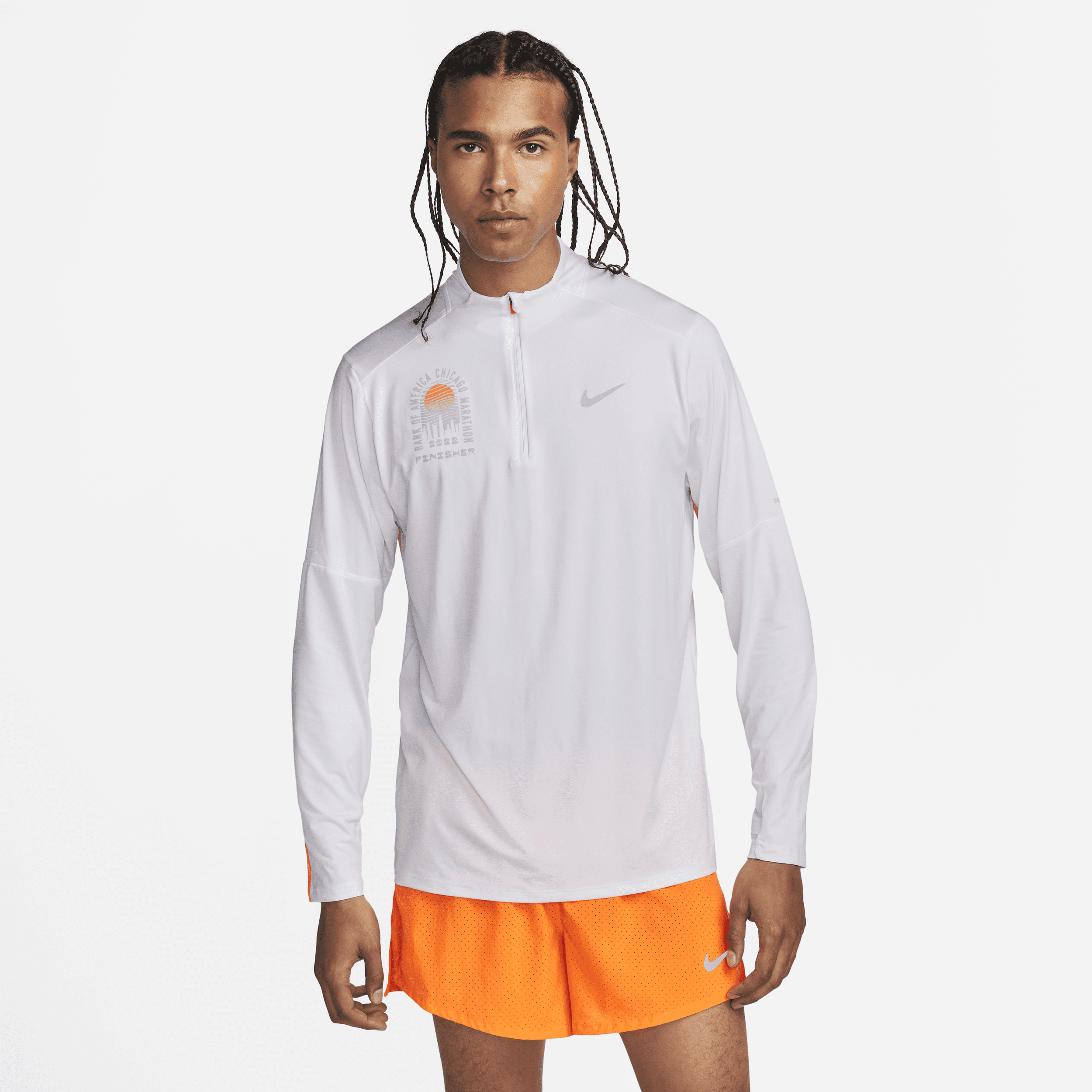 Nike Dri Fit Element Nike Element Half Zip White Nike Running