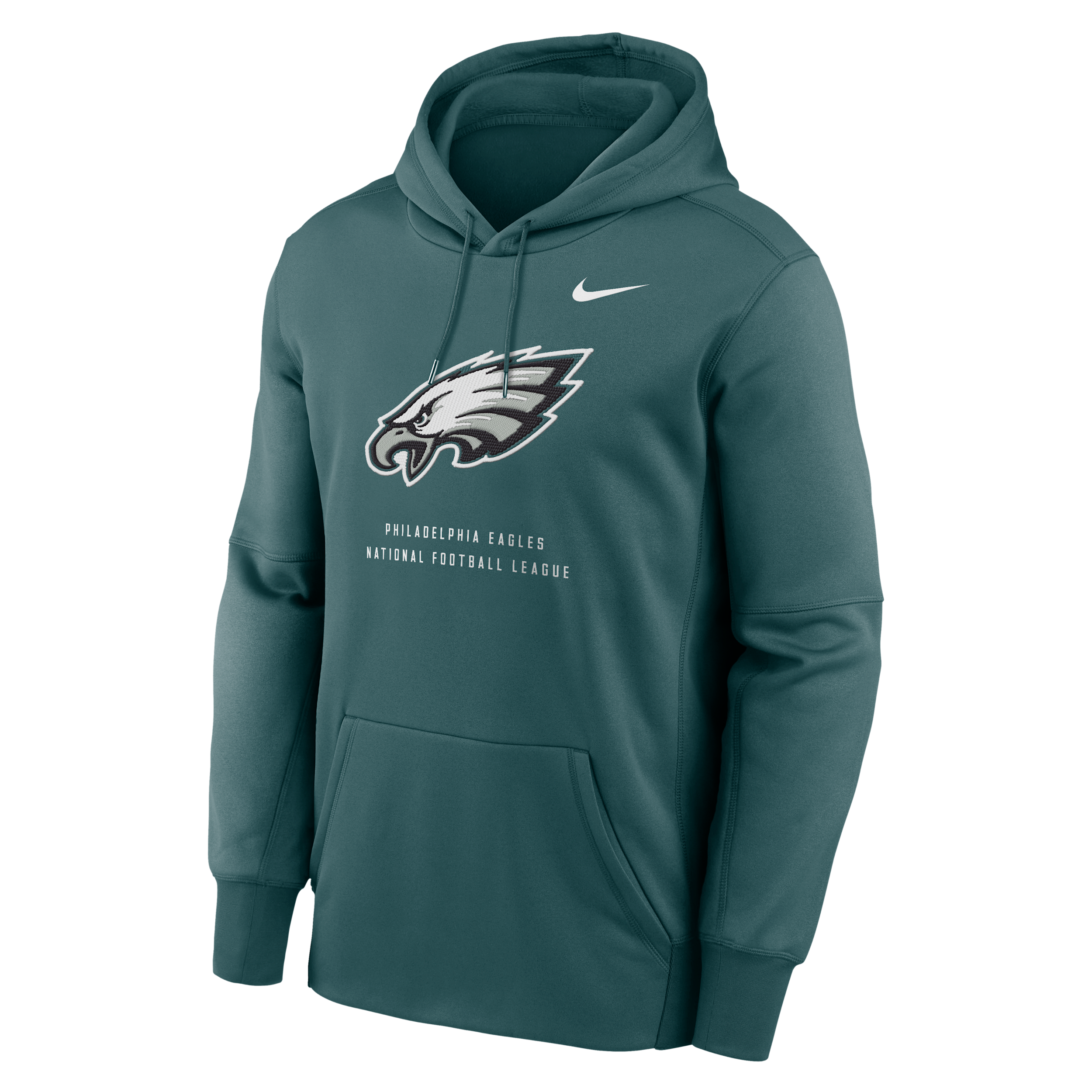 Men's Philadelphia Eagles Nike Therma NFL Pullover Hoodie in Green | NKAQ3JD86-R7Q