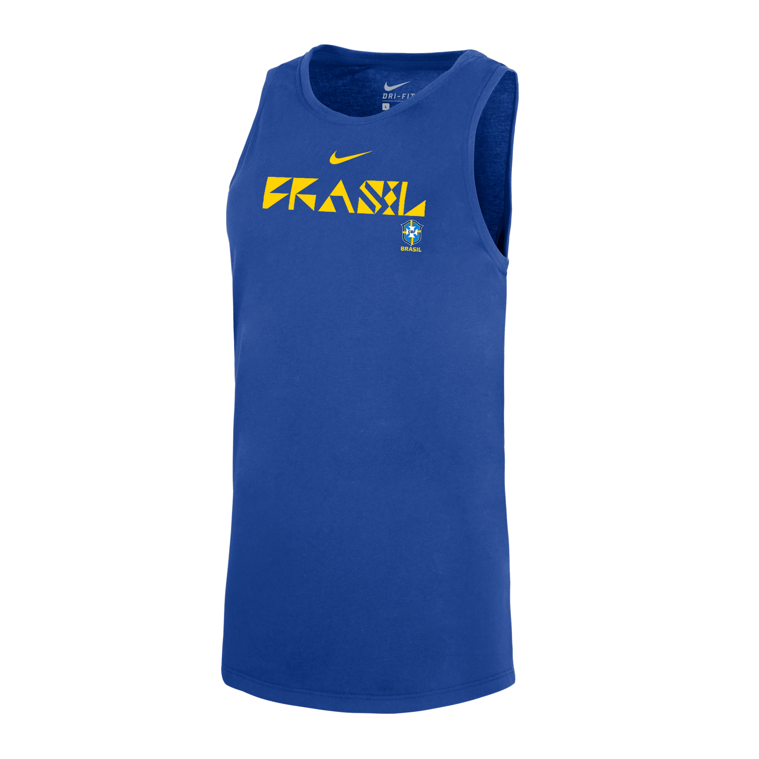 Nike Brazil  Women's Dri-fit Soccer Tank Top In Blue