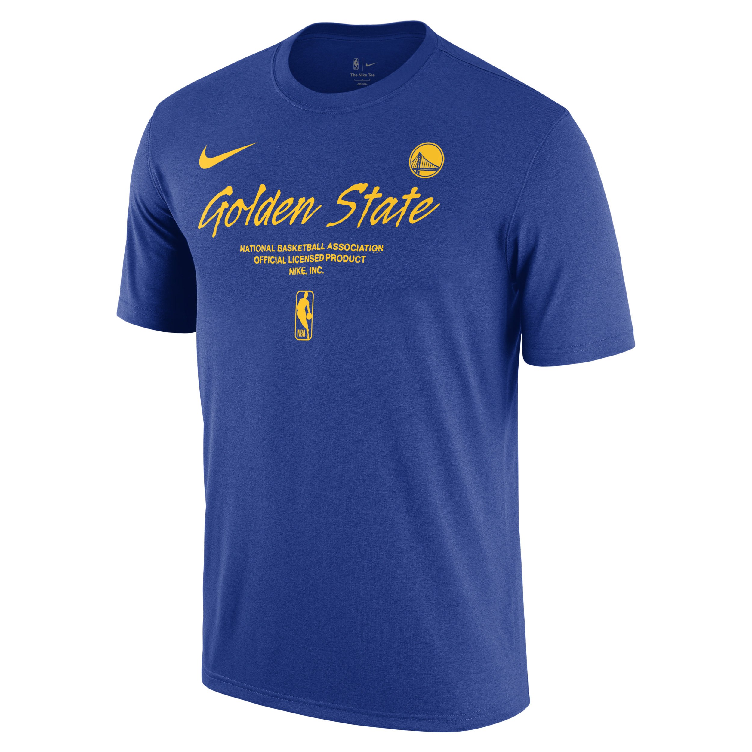 Nike Golden State Warriors Essential  Men's Nba T-shirt In Blue
