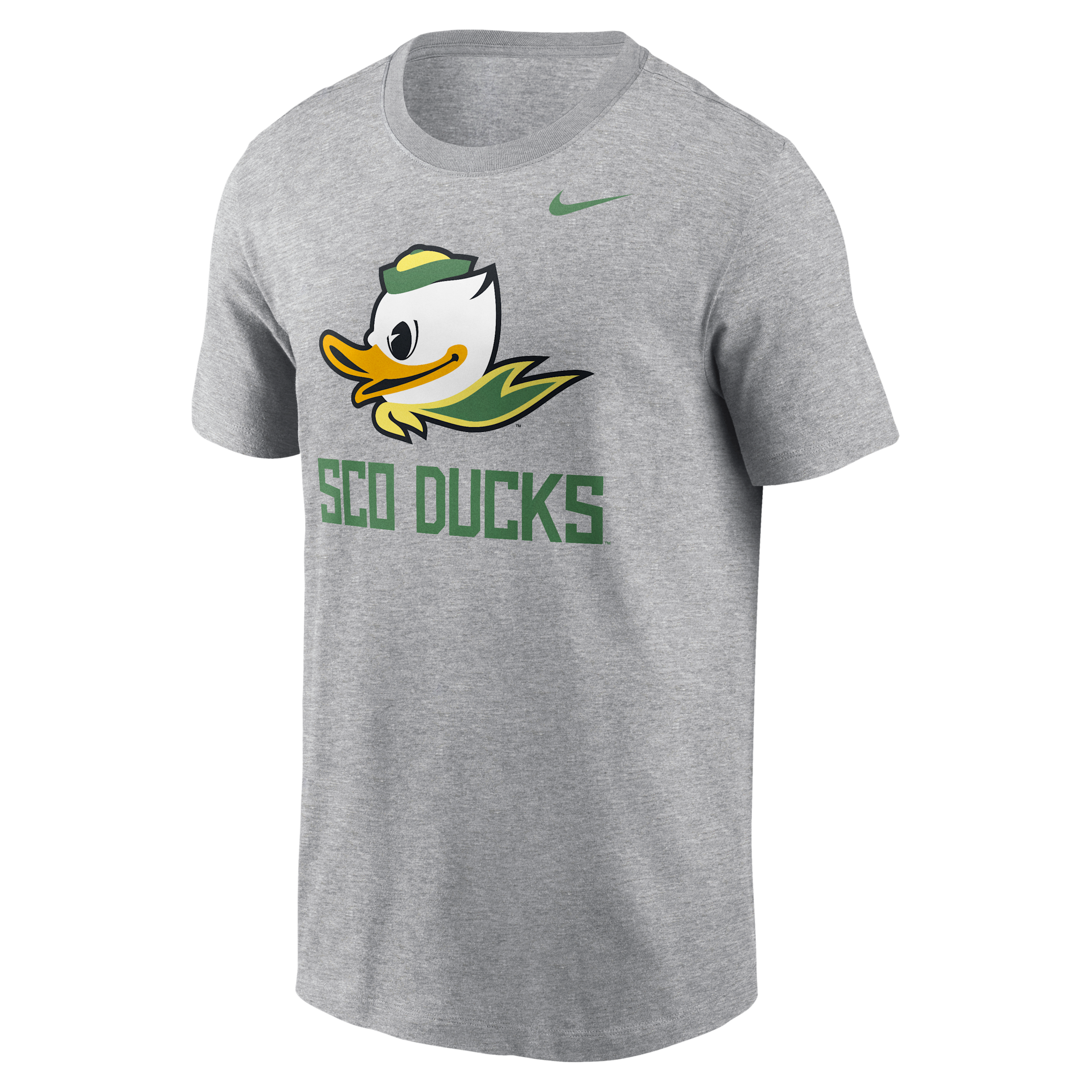 Oregon Primetime Logo Mantra Nike Men's College T-Shirt in Grey | N19906GUON-TZL