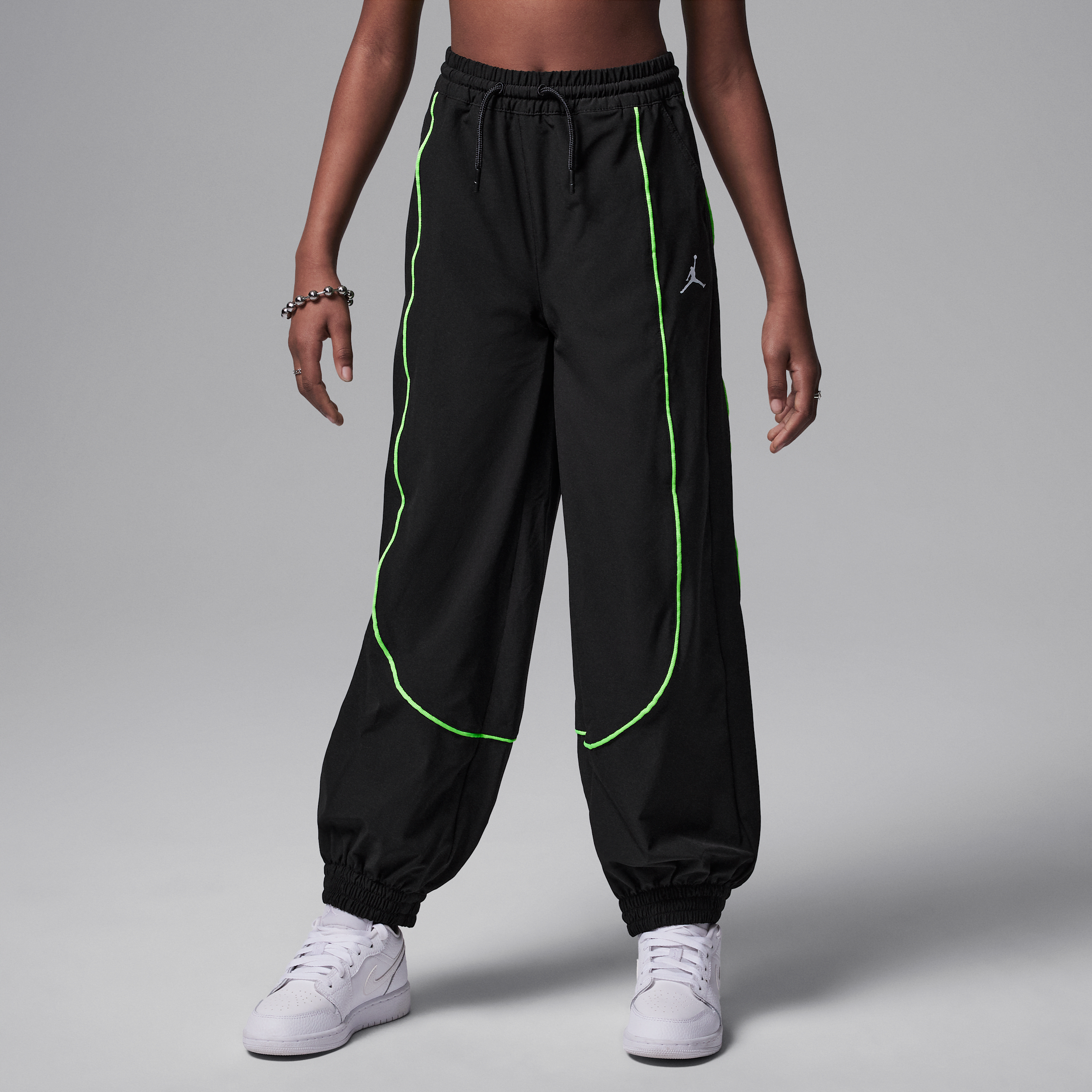Shop Jordan Sport Big Kids' Tunnel Pants In Black