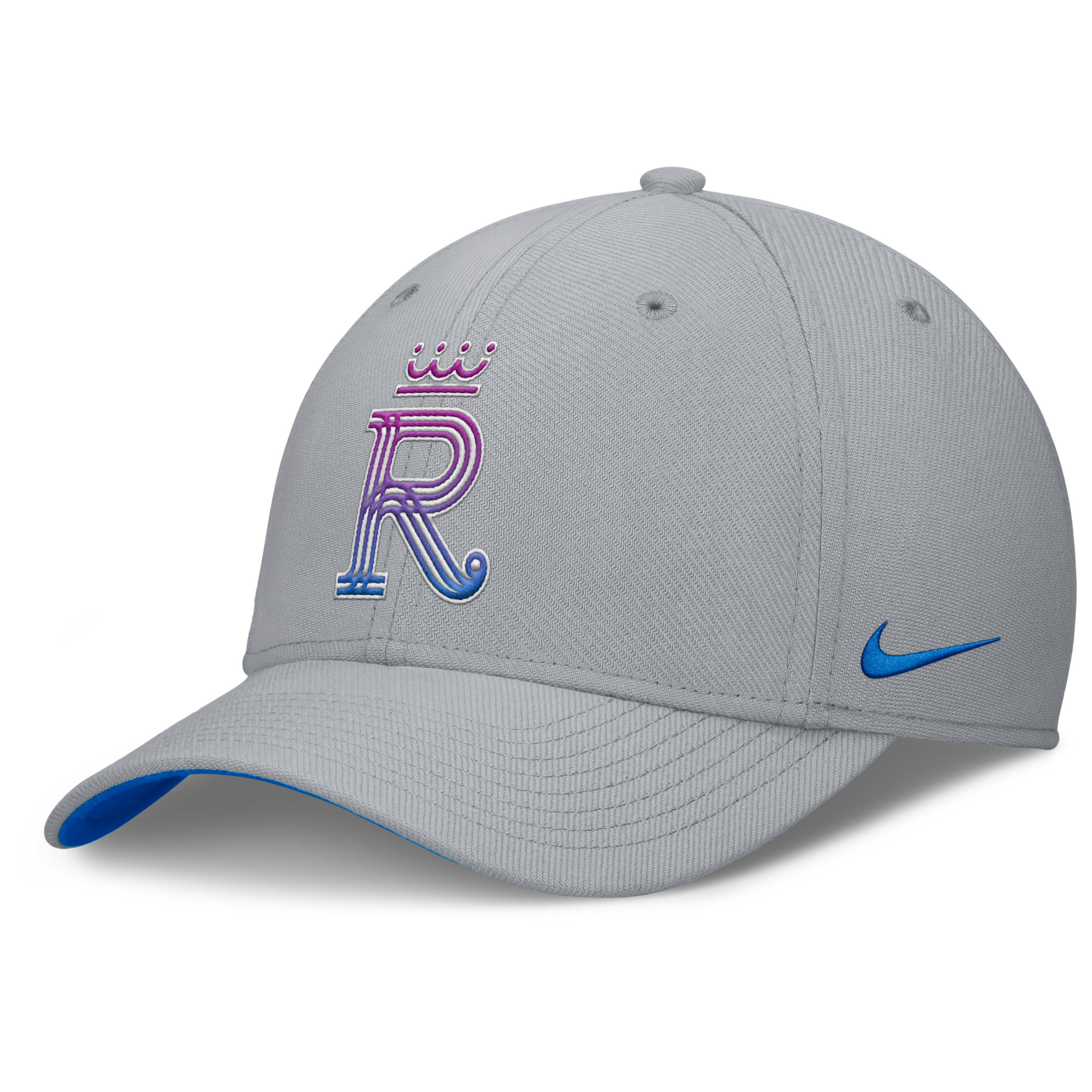 Kansas City Royals City Connect Rise Nike Men's Dri-FIT MLB Hat in Grey | NB170IAJROY-UHT