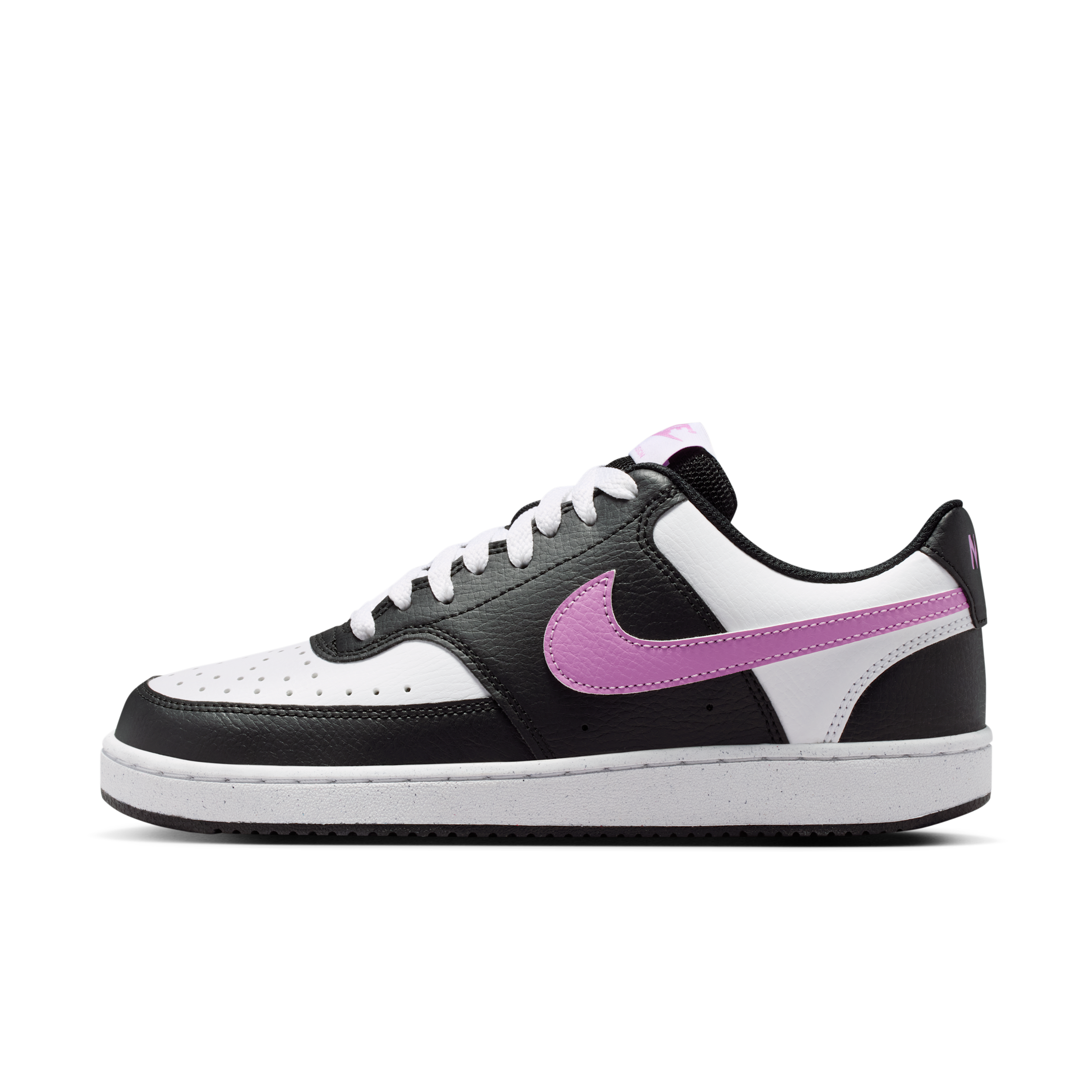 Nike Women's Court Vision Low Next Nature Shoes in Black | DH3158-013