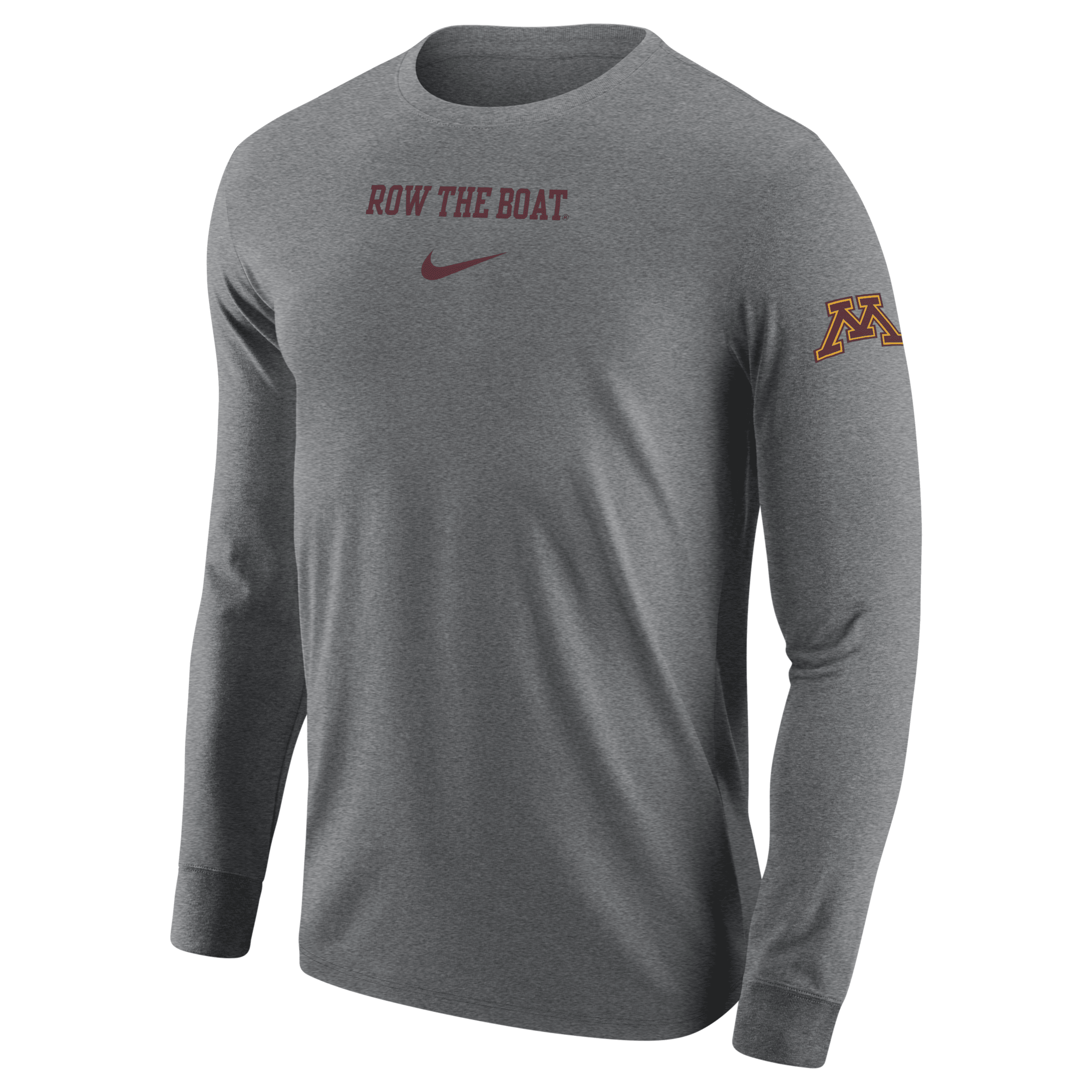 Shop Nike Minnesota  Men's College Long-sleeve T-shirt In Grey