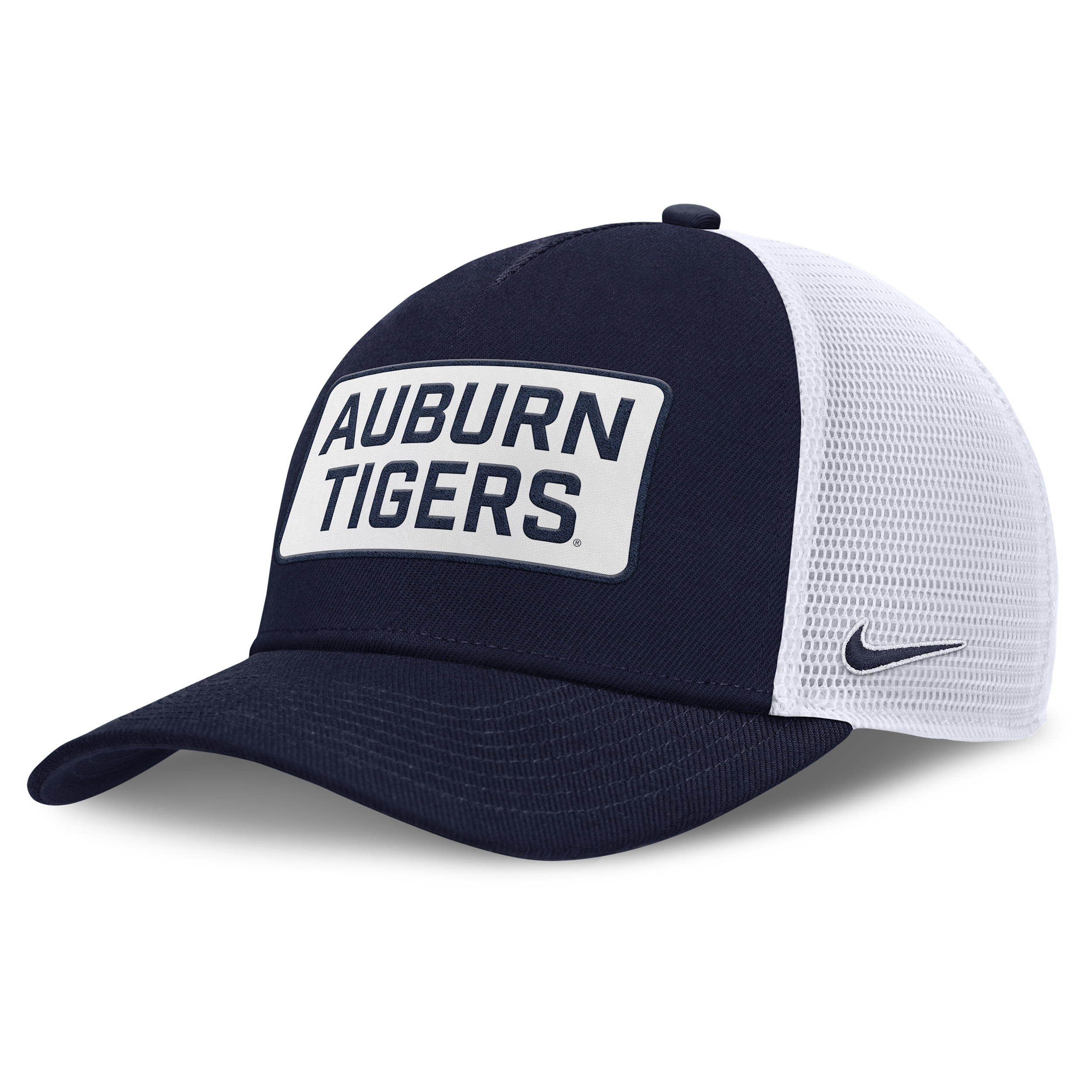 Nike Auburn On-field Rise  Men's College Trucker Adjustable Hat In Blue