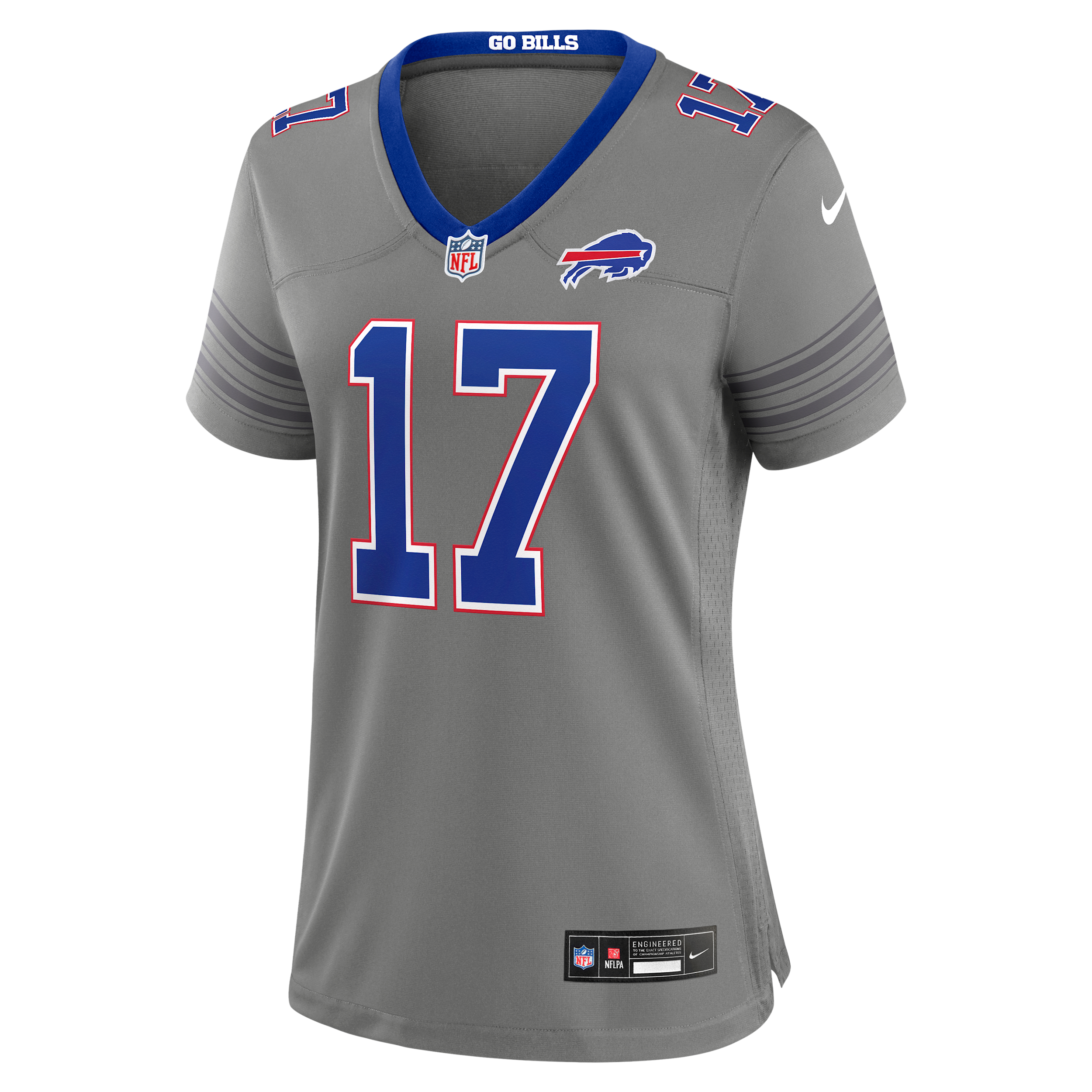 Josh Allen Buffalo Bills Nike Women's NFL Game Jersey in Grey | 67NW0IUP81F-RZ1