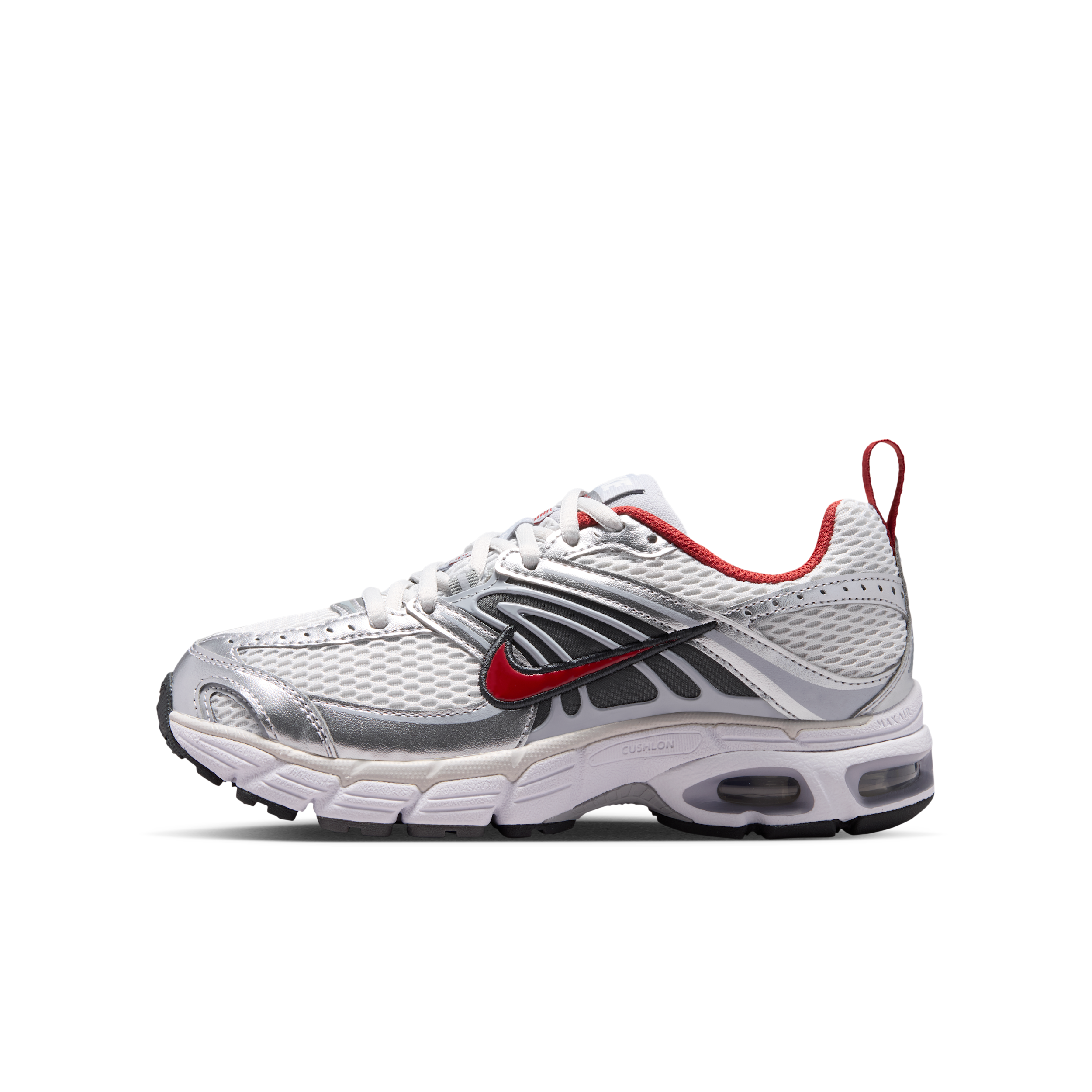 Nike Kids' Grade School Air Max Moto 2K Shoes, Boys', Size 7, Photon Dust/Dune Red/Wolf Gray/White
