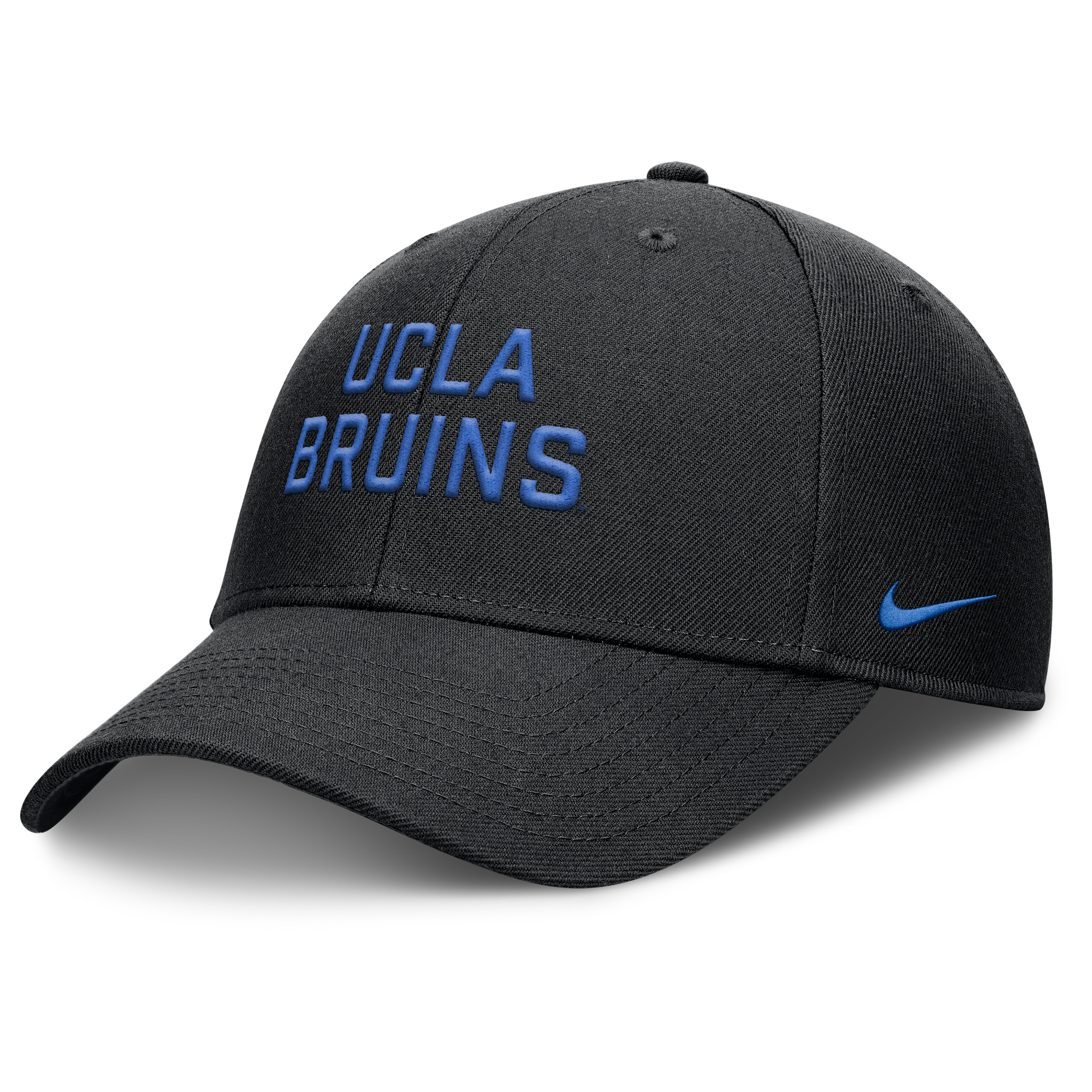 Nike Ucla Sideline Rise Practice  Men's College Adjustable Hat In Black