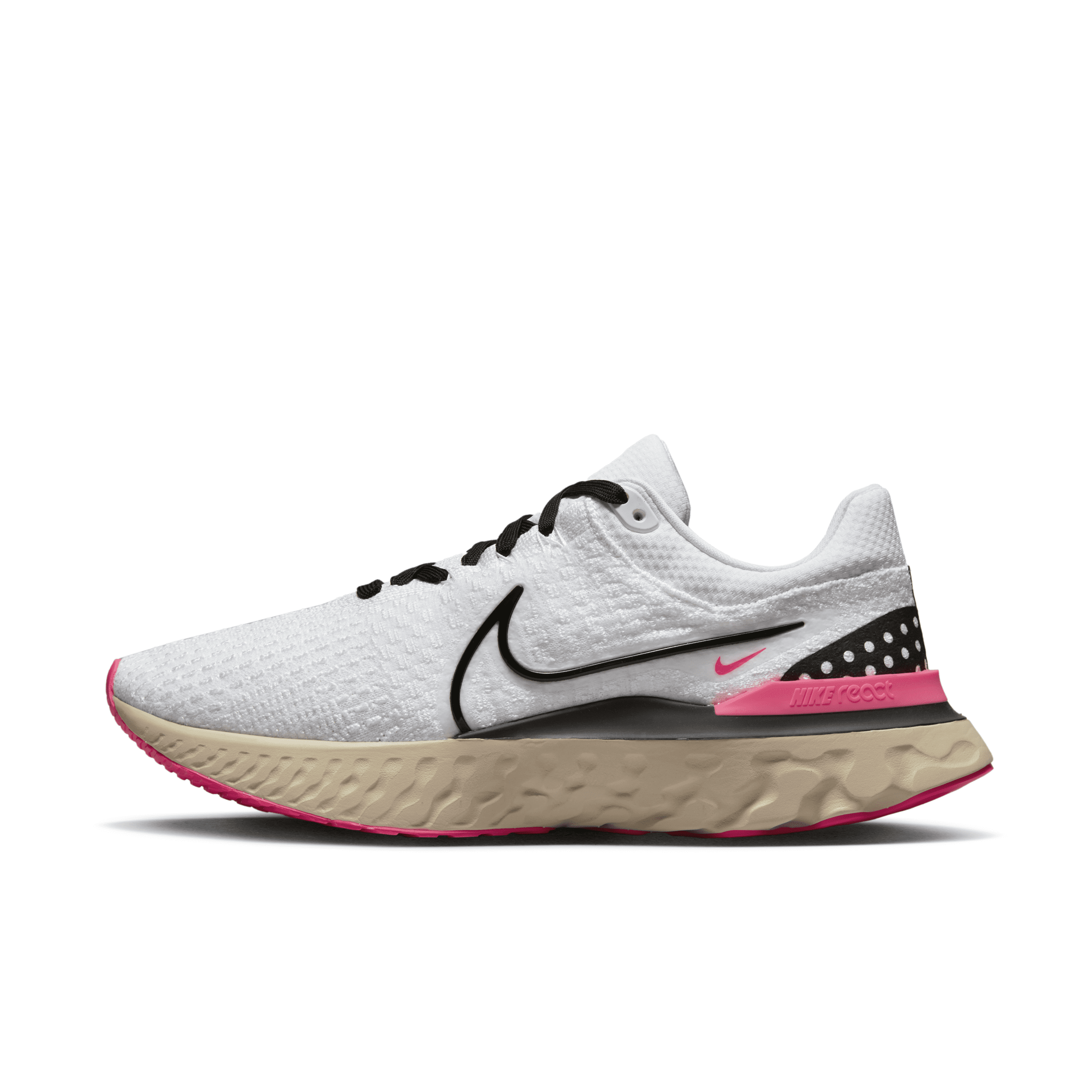 Nike Men's React Infinity Run Flyknit 3 Road Running Shoes In White