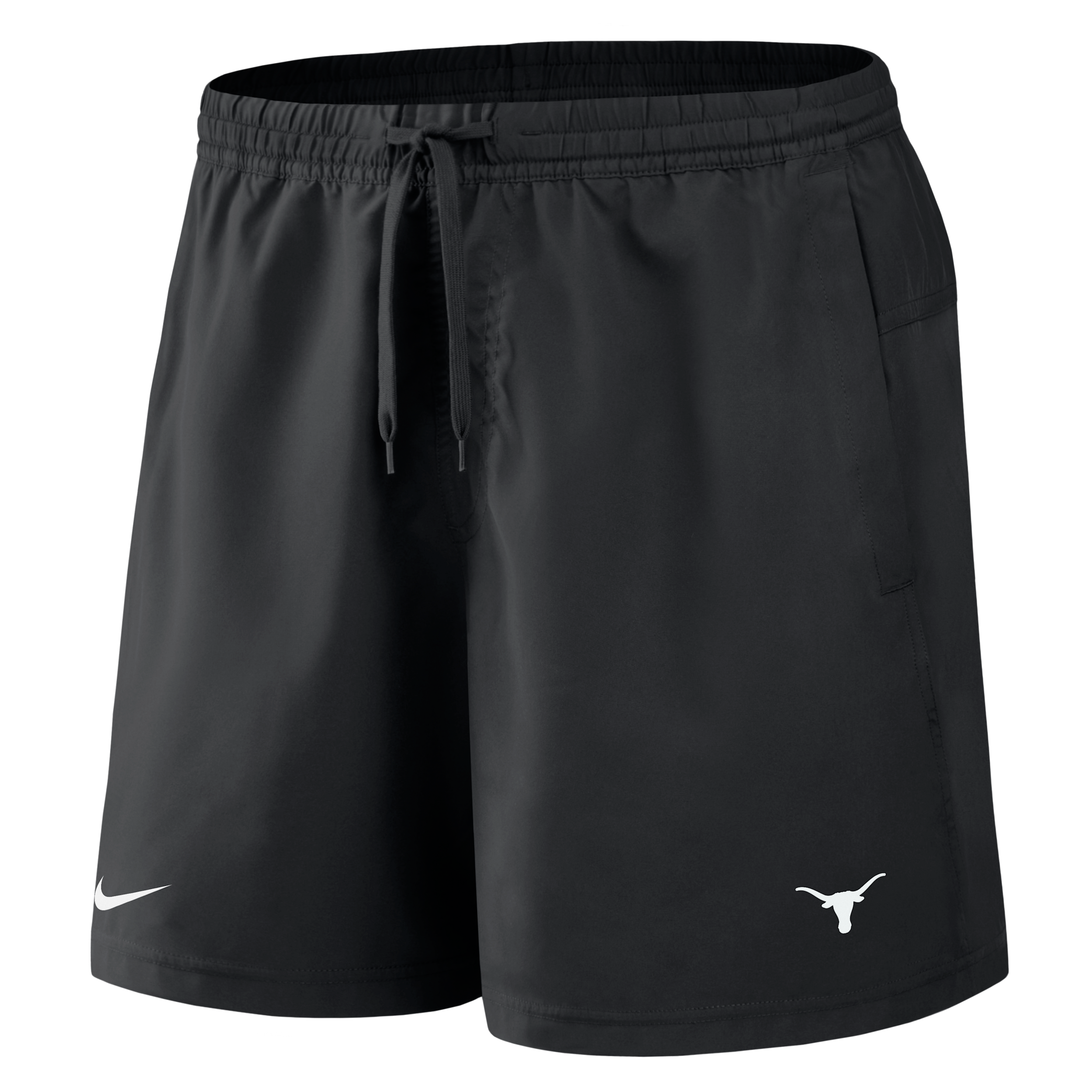 Texas Primetime Primary Logo Nike Men's Dri-FIT College Form Shorts in Black | 045T00ATXE-8DV