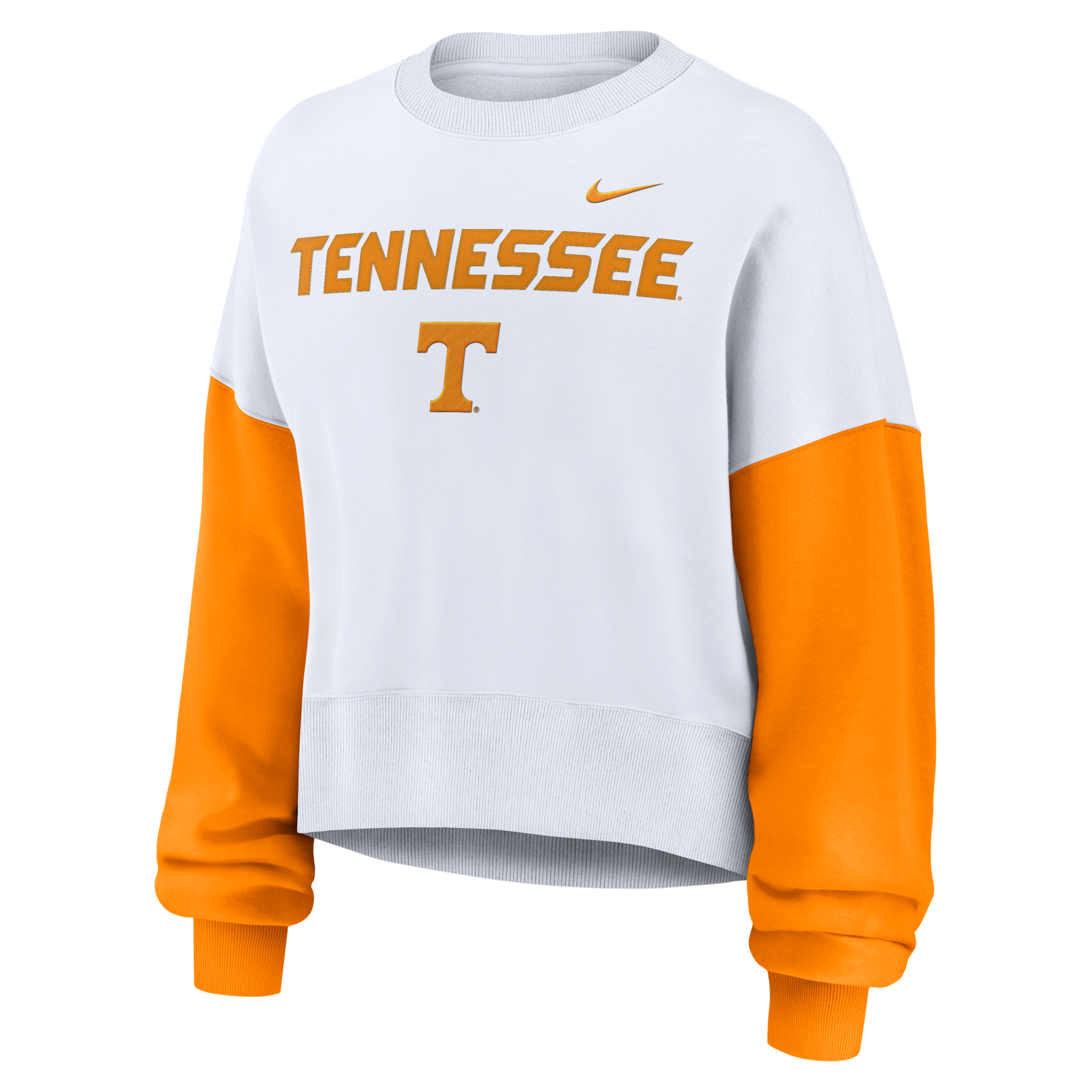 Nike Tennessee Volunteers Primetime Women's College Pullover Crew In White