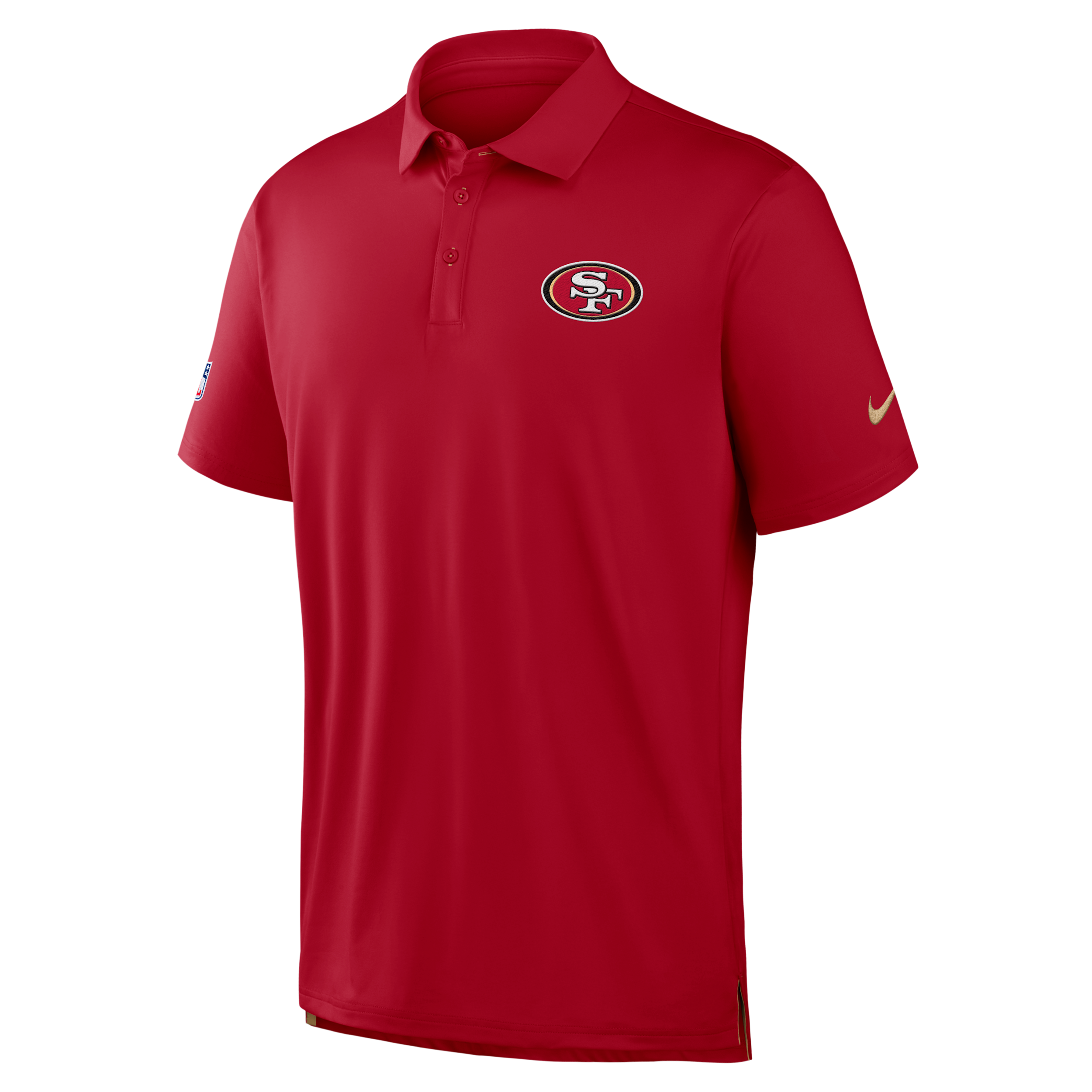 San Francisco 49ers Tour Nike Men's Dri-FIT NFL Polo in Red | 04PF084K9B-3N3