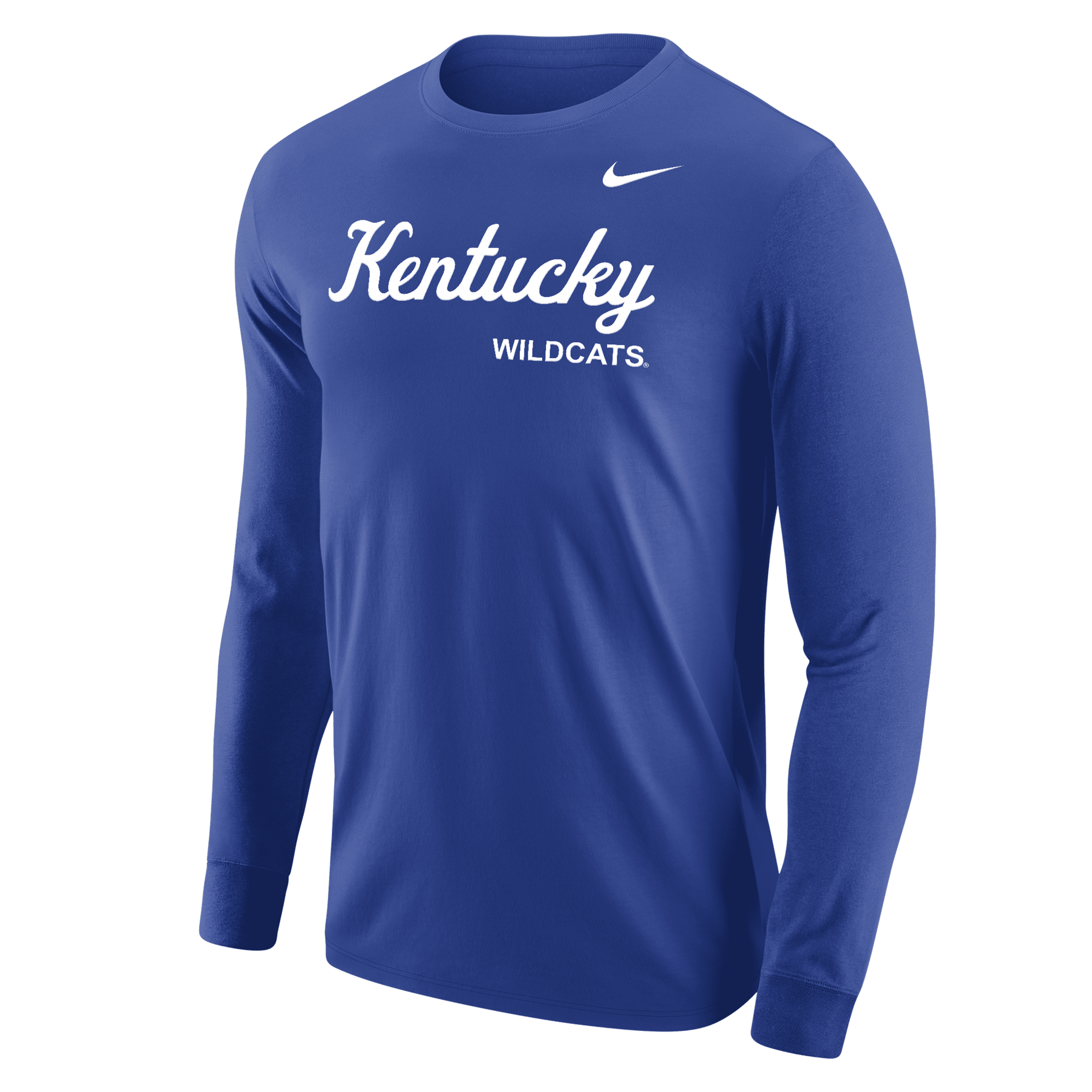 Shop Nike Kentucky  Men's College Long-sleeve T-shirt In Blue