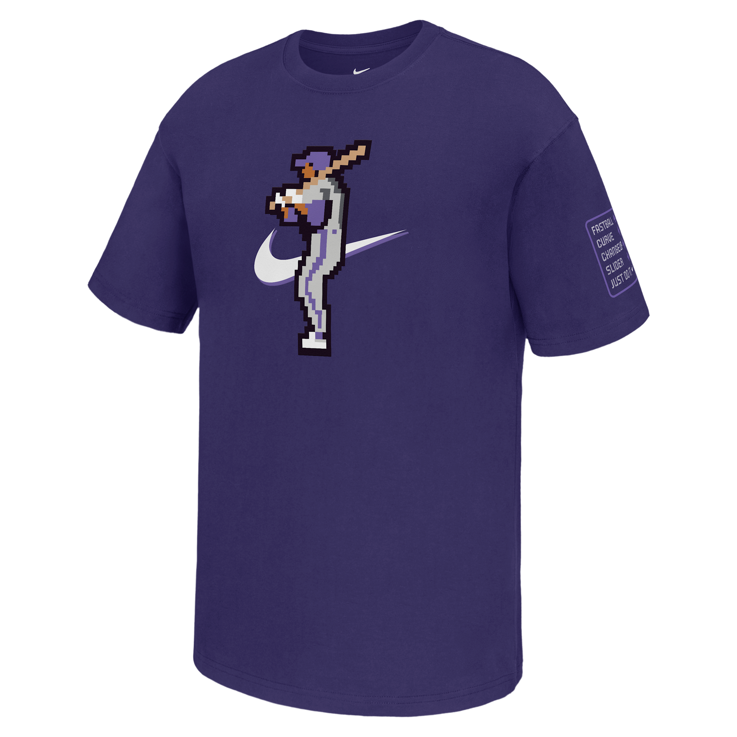 Nike Men's Baseball T-Shirt in Purple | M11766P475NKBS-ORC
