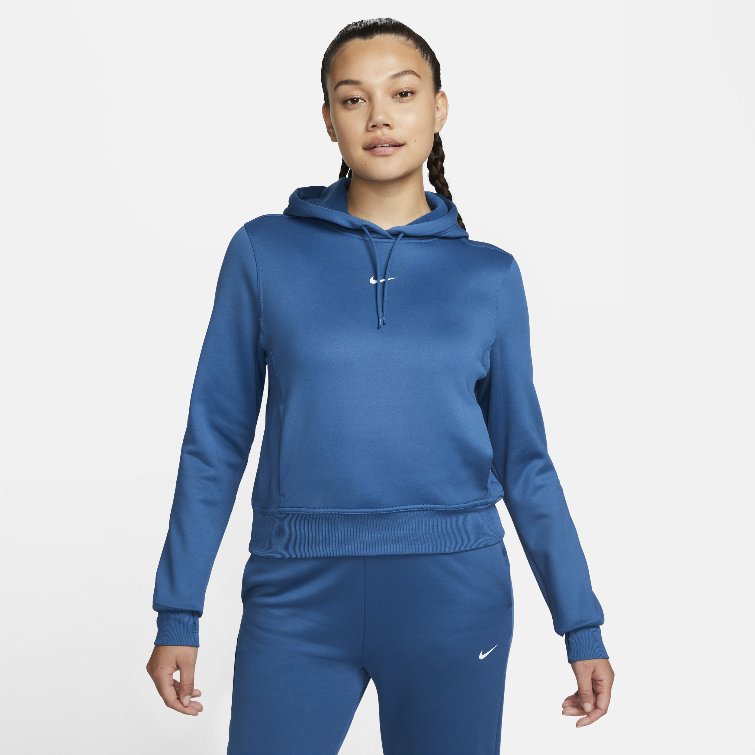 Nike Women's Therma-fit One Pullover Hoodie In Blue