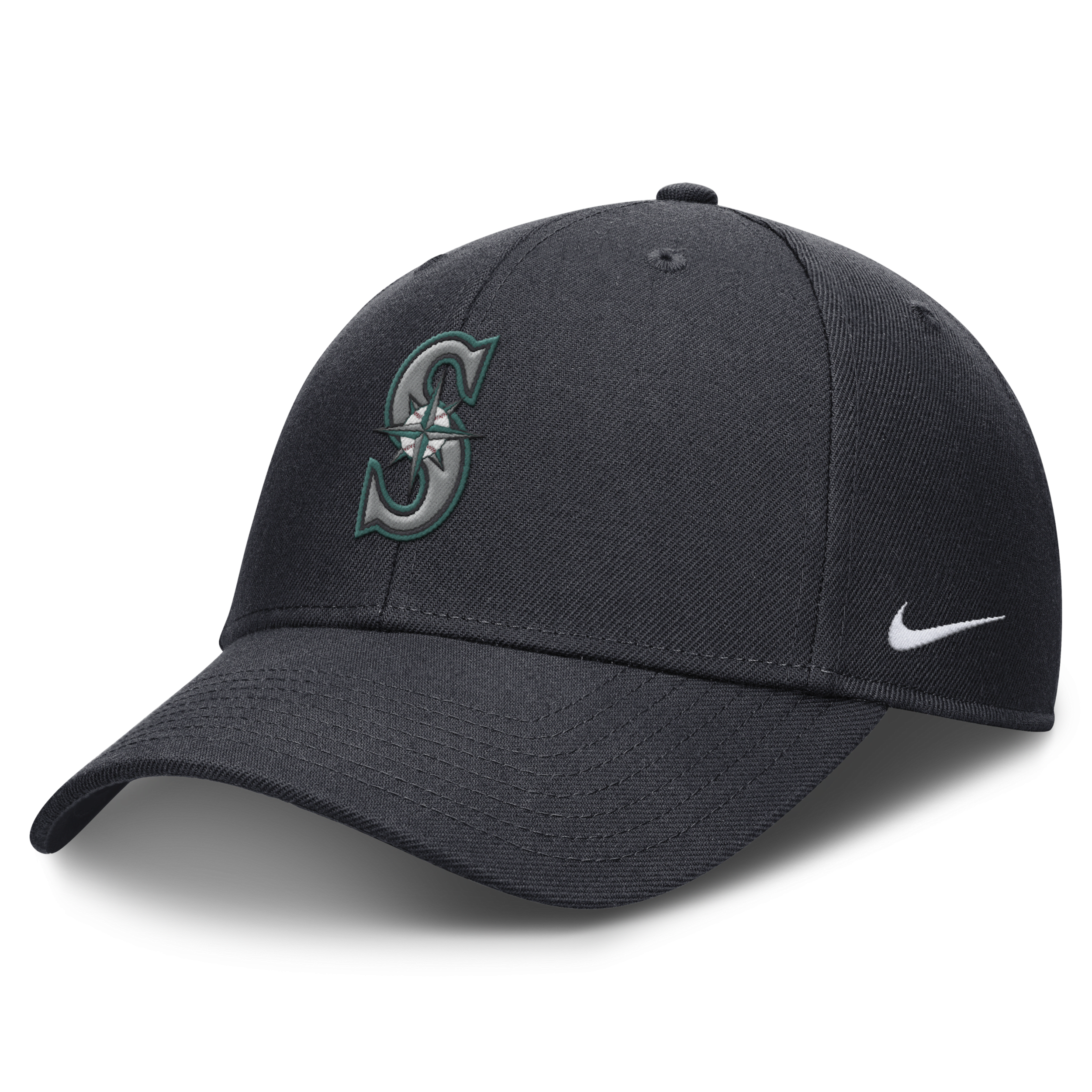 Shop Nike Seattle Mariners Evergreen Club  Men's Dri-fit Mlb Adjustable Hat In Blue