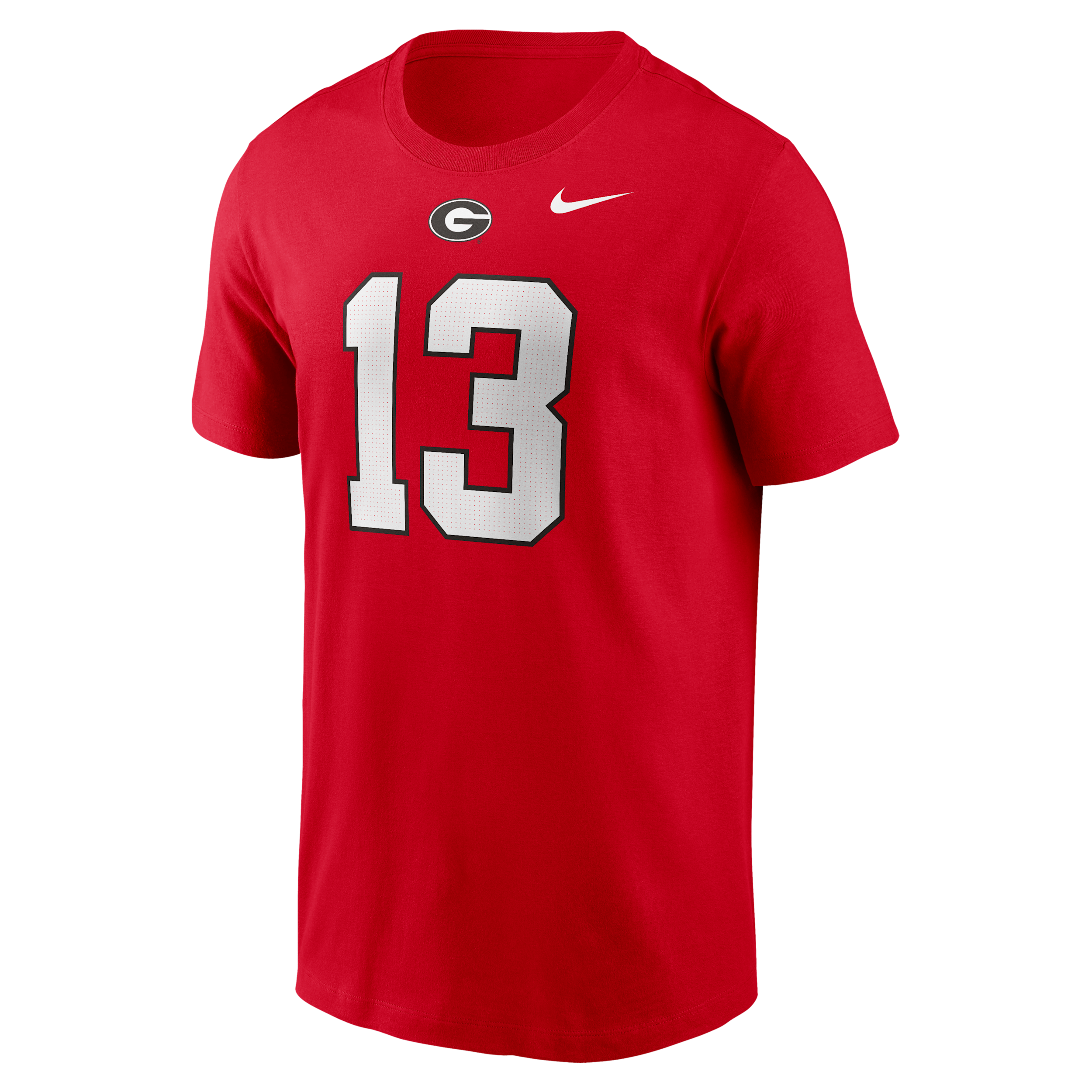 Nike Men's Stetson Bennett Red Georgia Bulldogs Name Number T-Shirt - Red