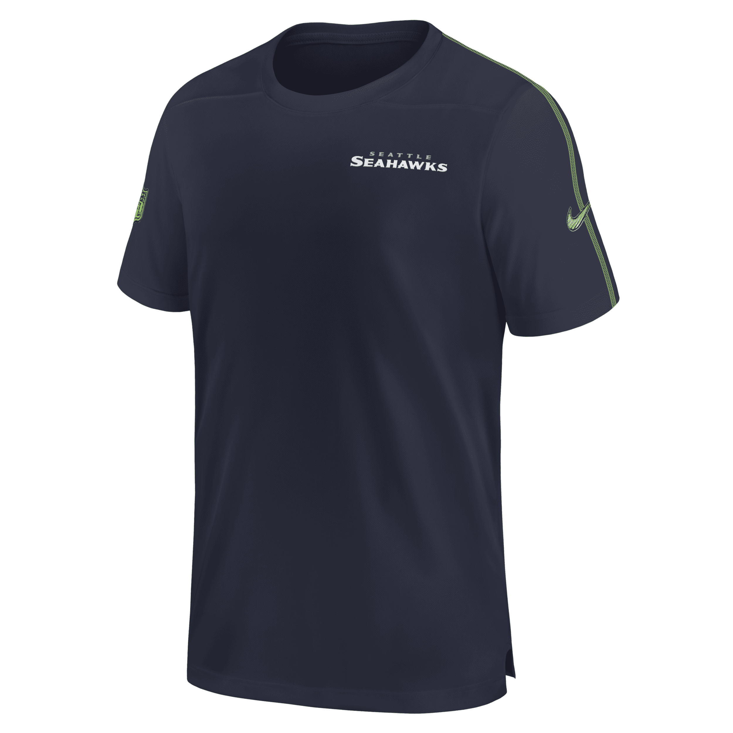 Nike Men's College Navy Seattle Seahawks 2024 Sideline Coach Uv Performance T-shirt In Blue