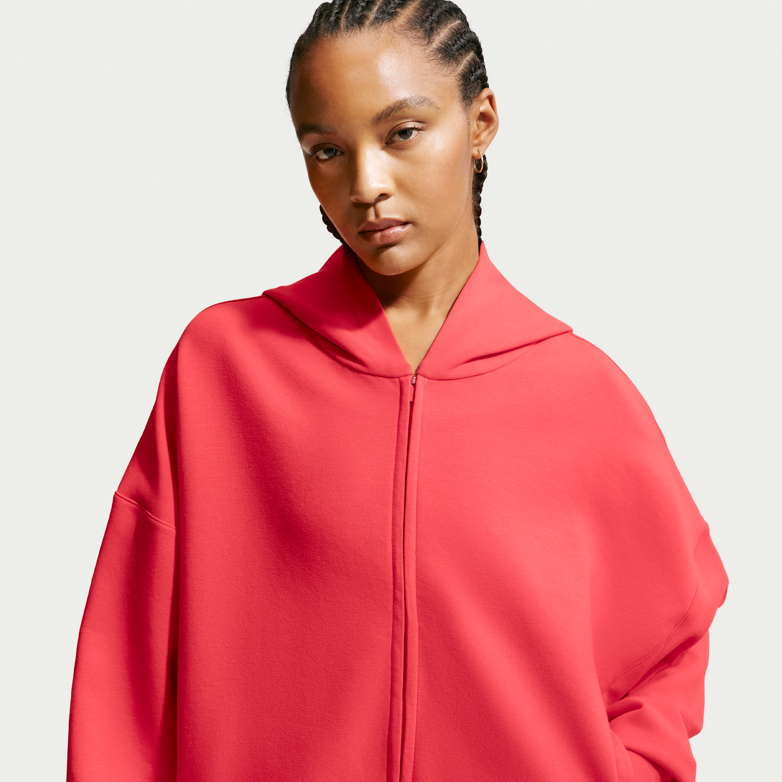 Nike Women's 24.7 ImpossiblySoft Full-Zip Hoodie in Red | IR1924-696