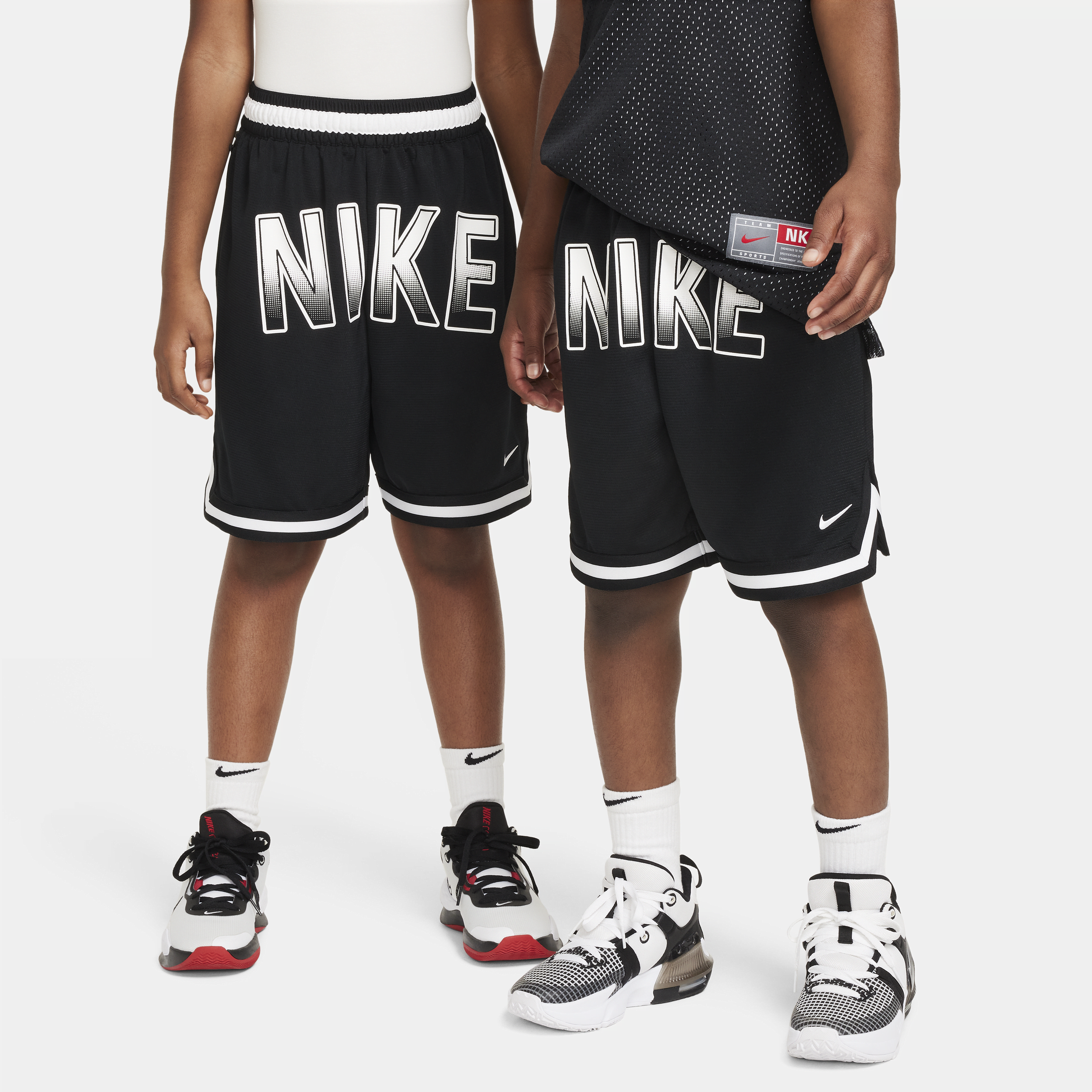 Shop Nike Dna Culture Of Basketball Big Kids' Dri-fit Shorts In Black