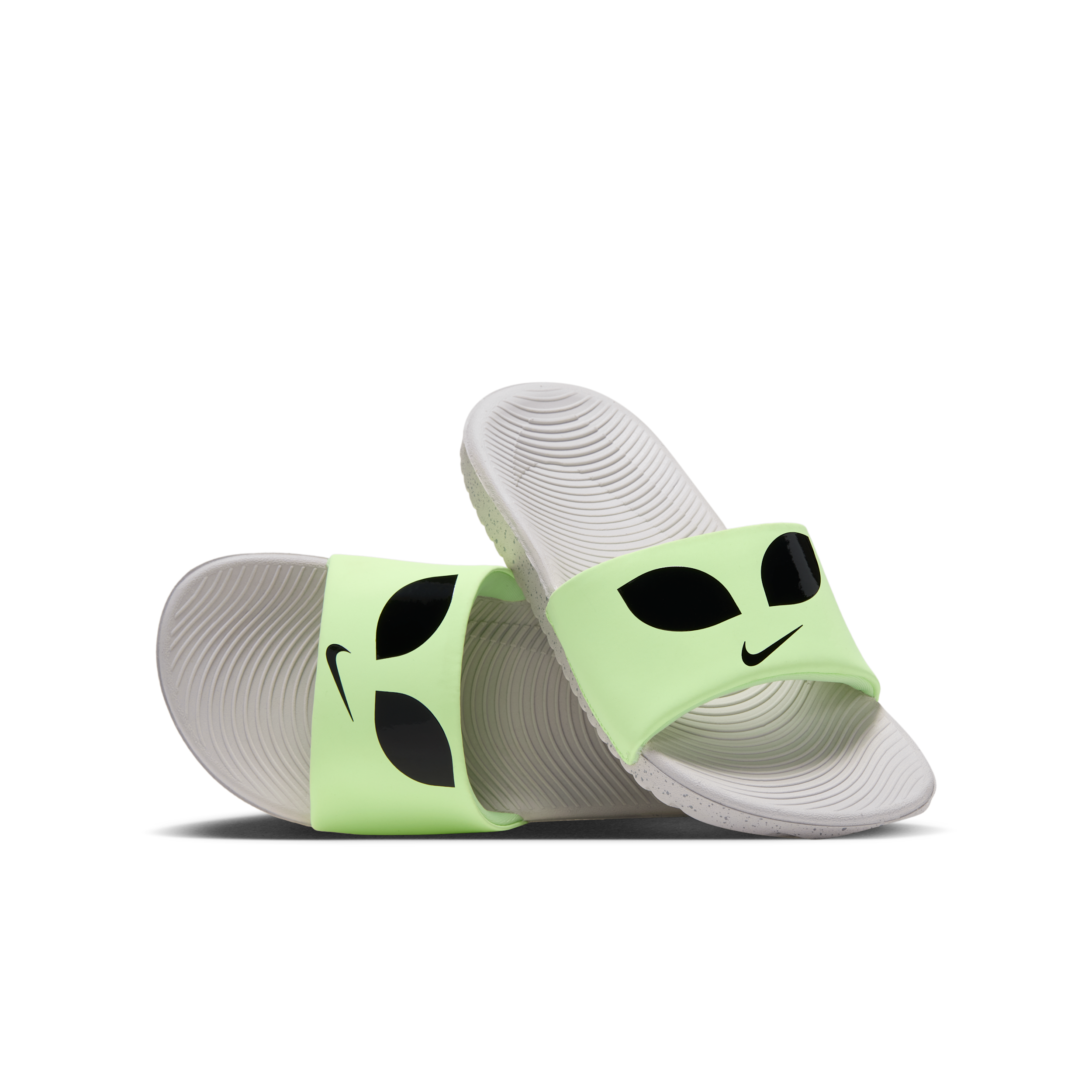 Nike Kawa SE "Alien" Big Kids' Slides in Grey | IZ1988-006