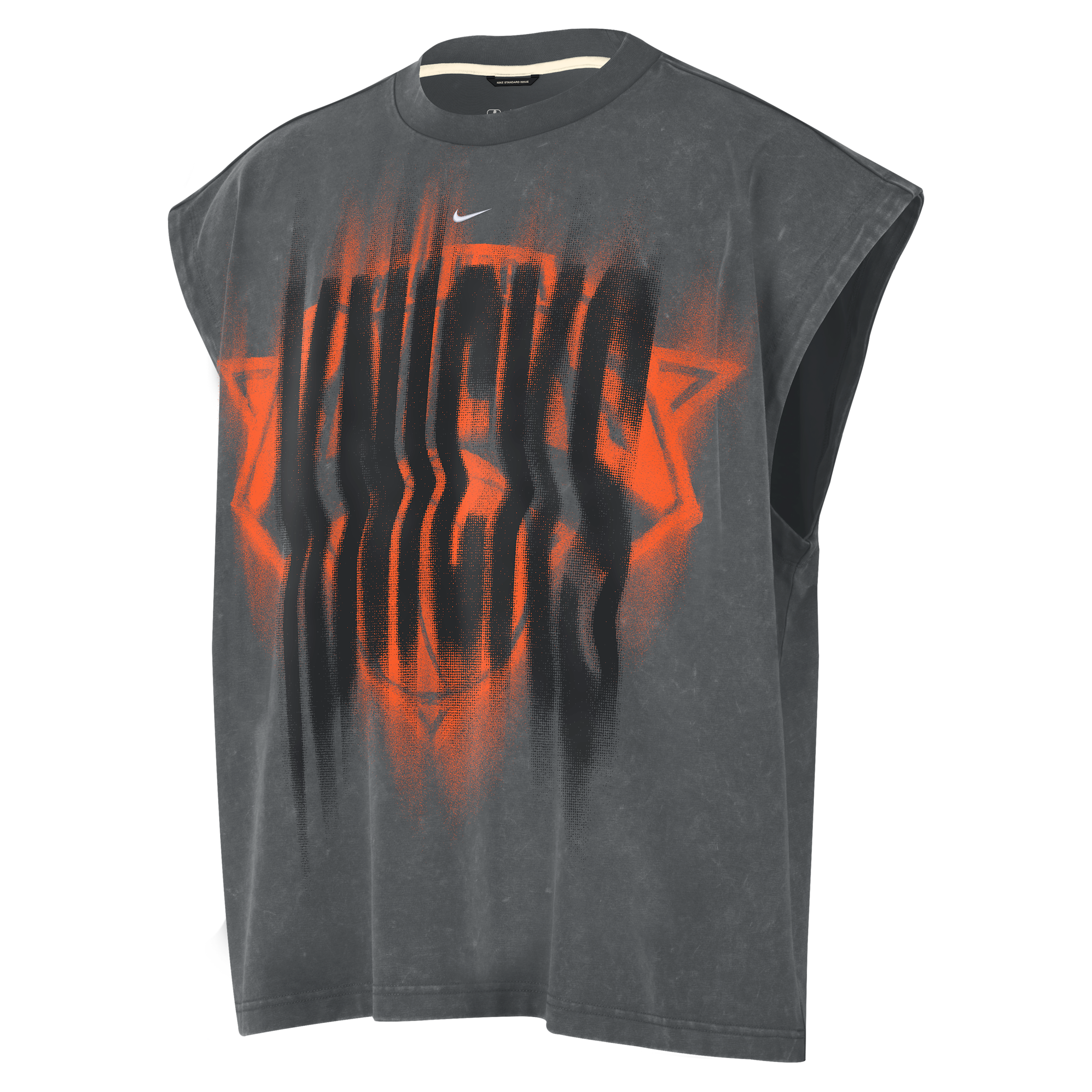 New York Knicks Standard Issue Nike Men's Sleeveless Basketball Top in Grey | IQ1792-068