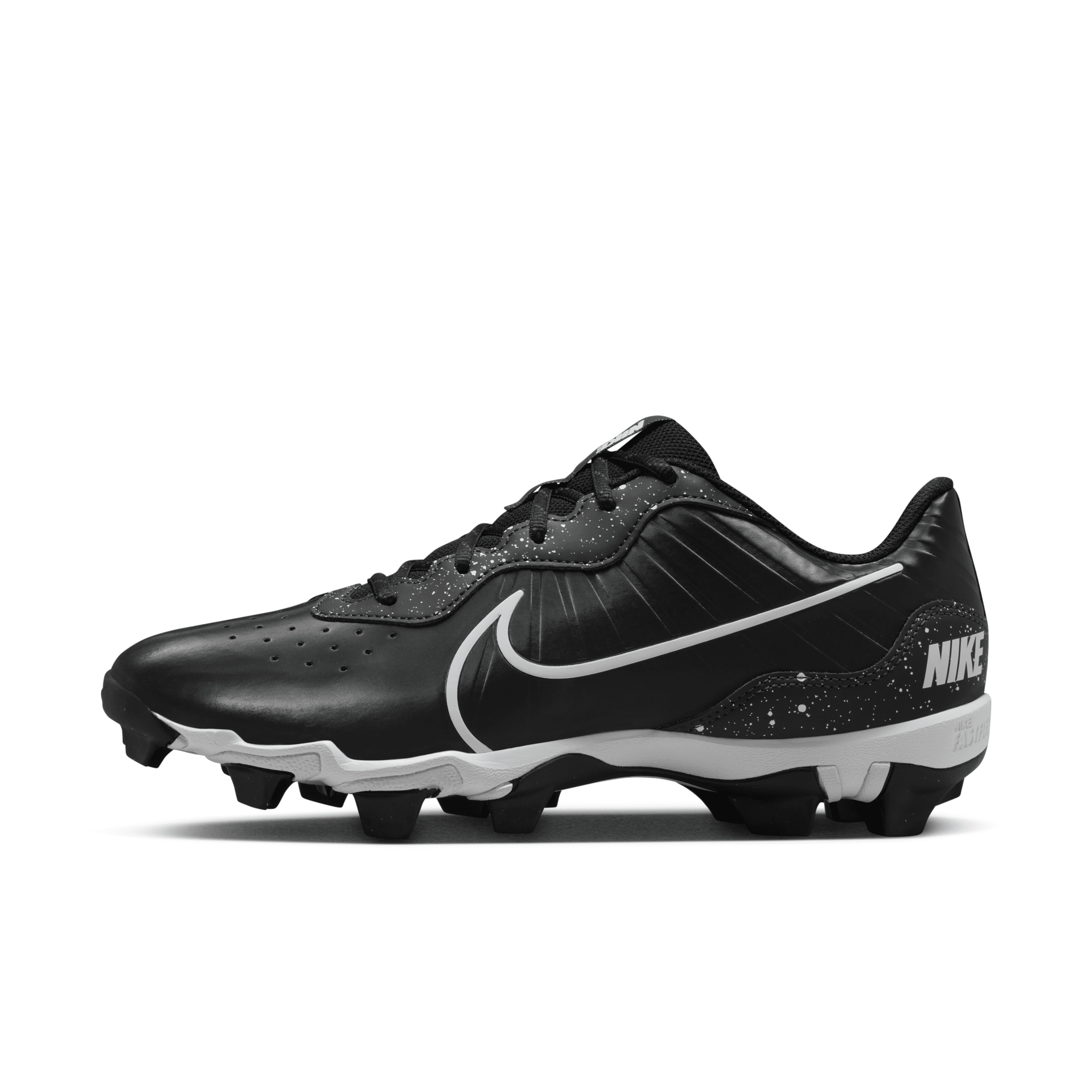 Nike Men's Alpha Huarache 4 Keystone Baseball Cleats In Black