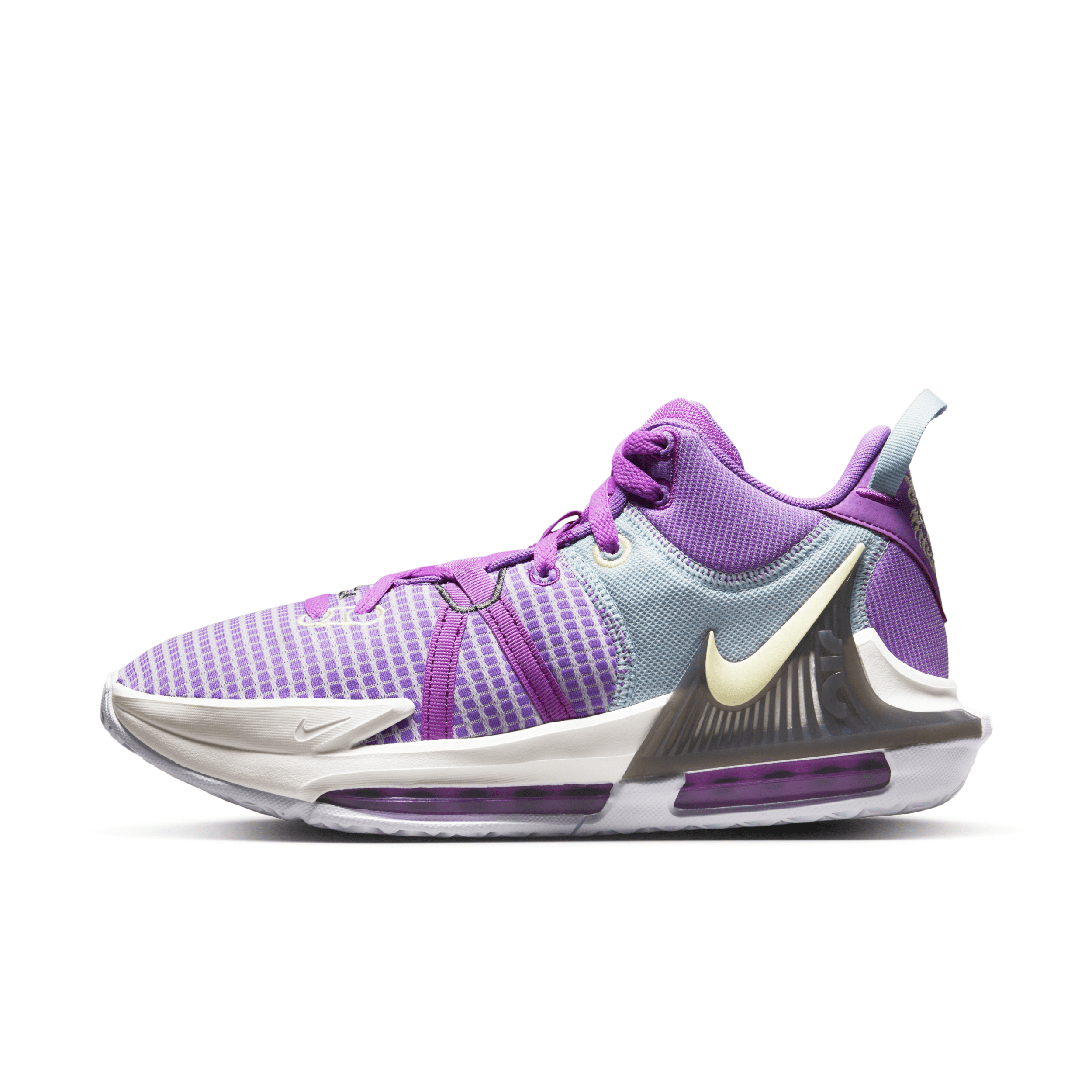 Nike Men's Lebron Witness 7 Basketball Shoes In Purple