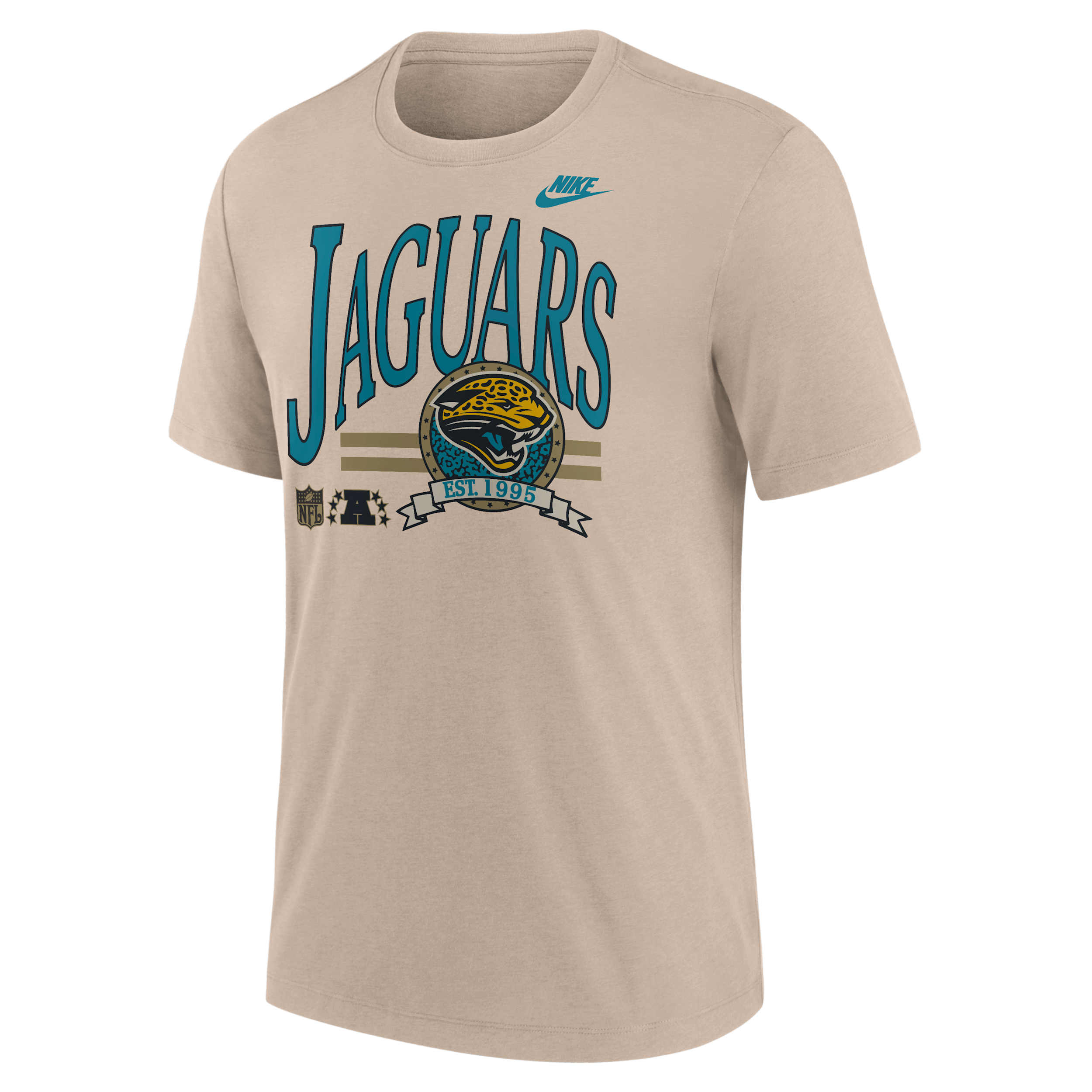 Jacksonville Jaguars Rewind Nike Men's NFL T-Shirt in Brown | NJFD05YQ9N-KCB