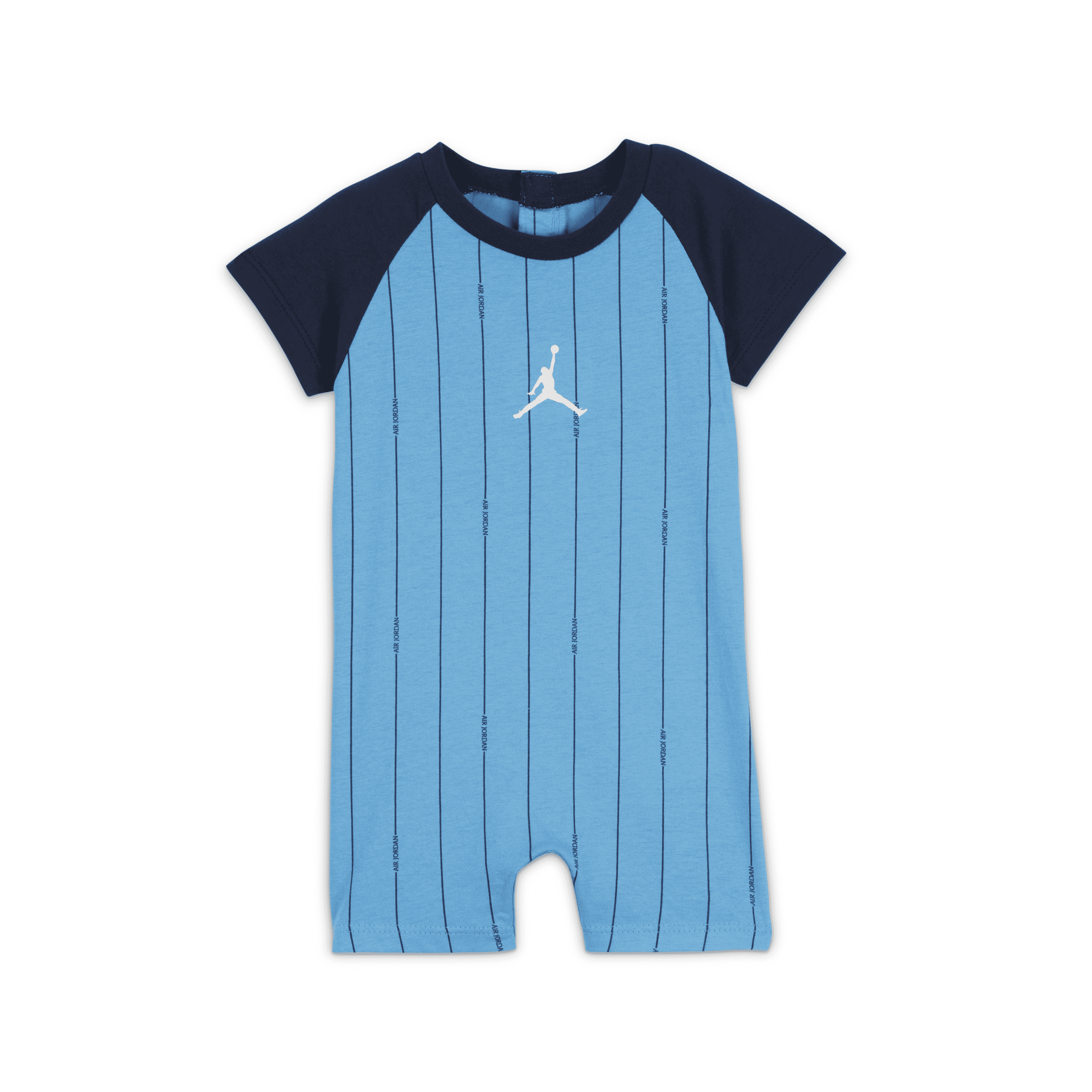 Jordan Baby 0-9M Romper in Blue 55B623-B9F 20$
