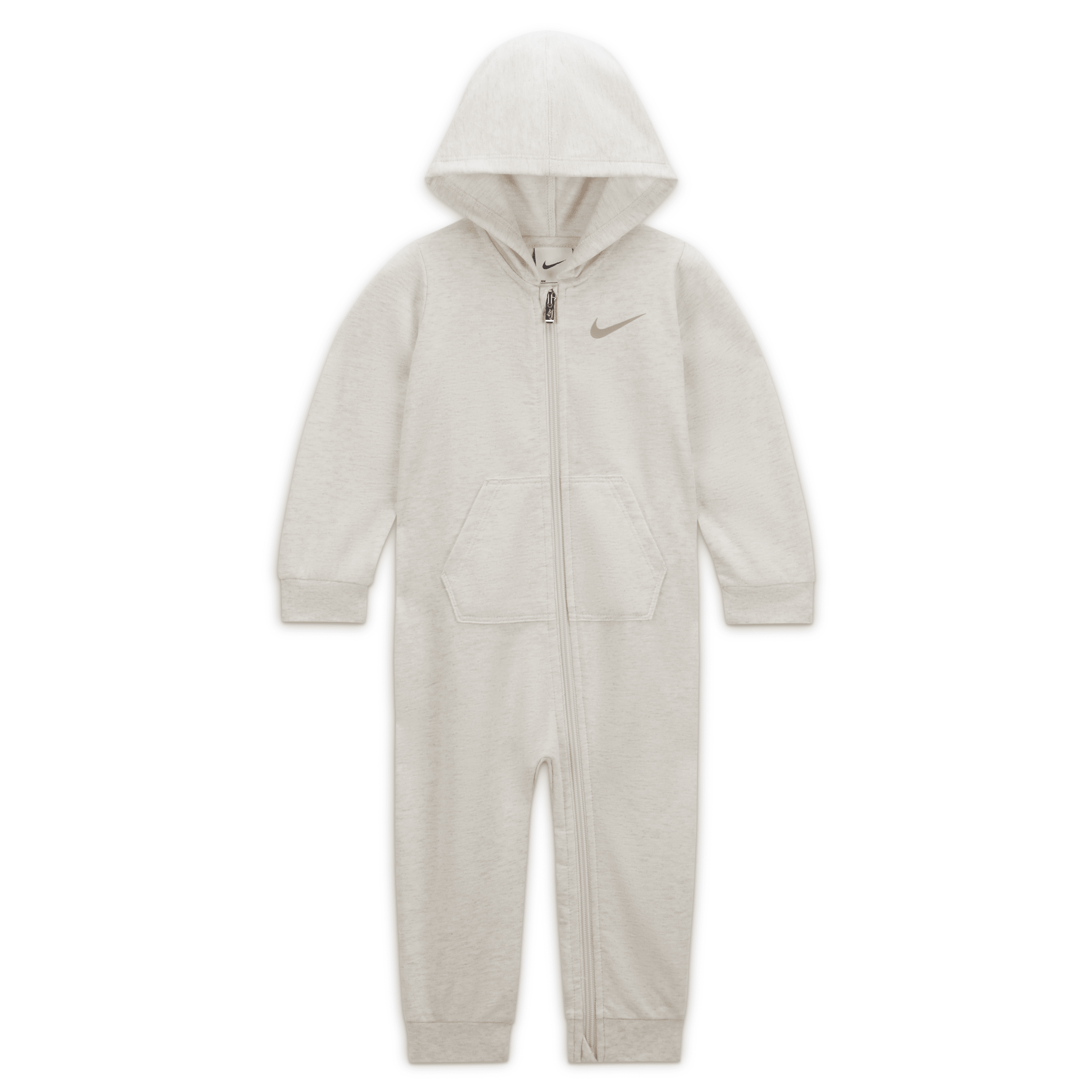 Nike Essentials Baby Hooded Coverall in Brown | 66K731-W67