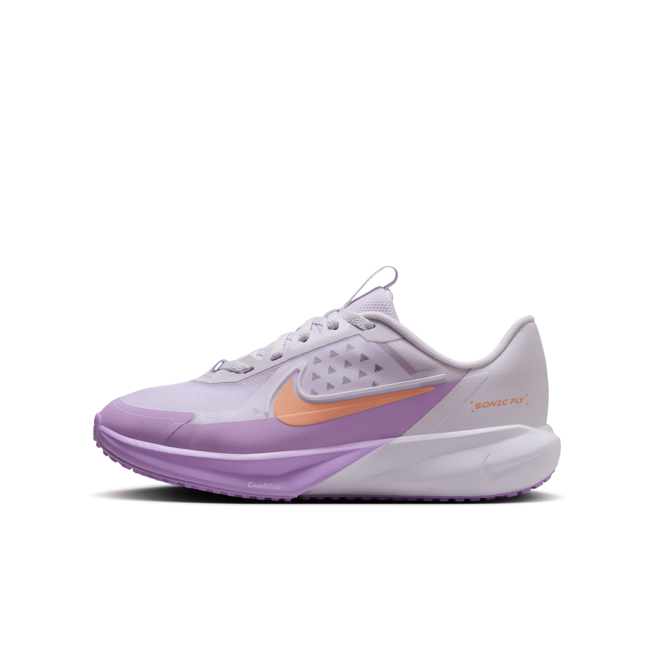 Nike Sonic Fly Big Kids' Running Shoes In Purple