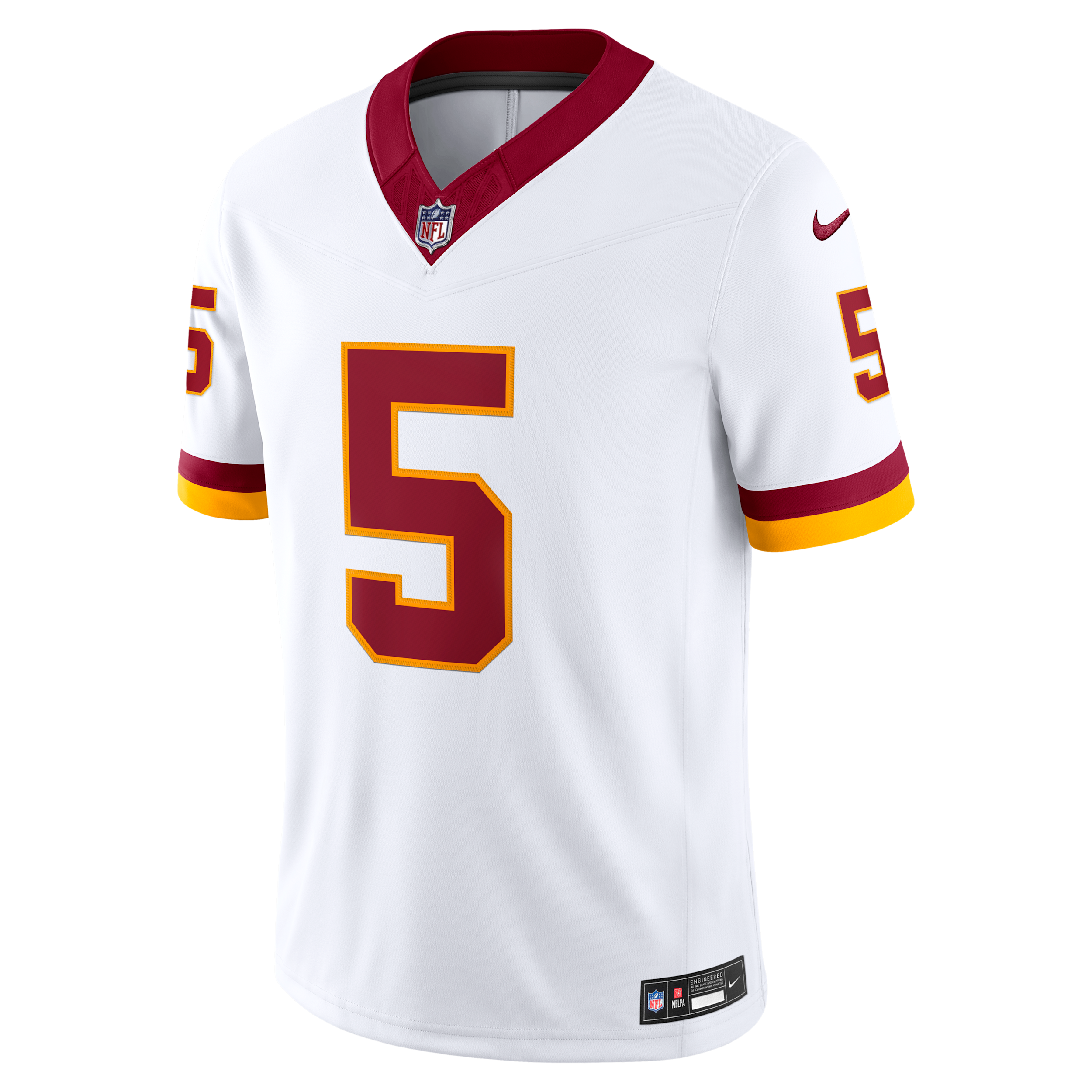 Nike Men's Jayden Daniels White Washington Commanders Super Bowl Era Vapor F.u.s.e. Sewn Down Limited Jersey - White