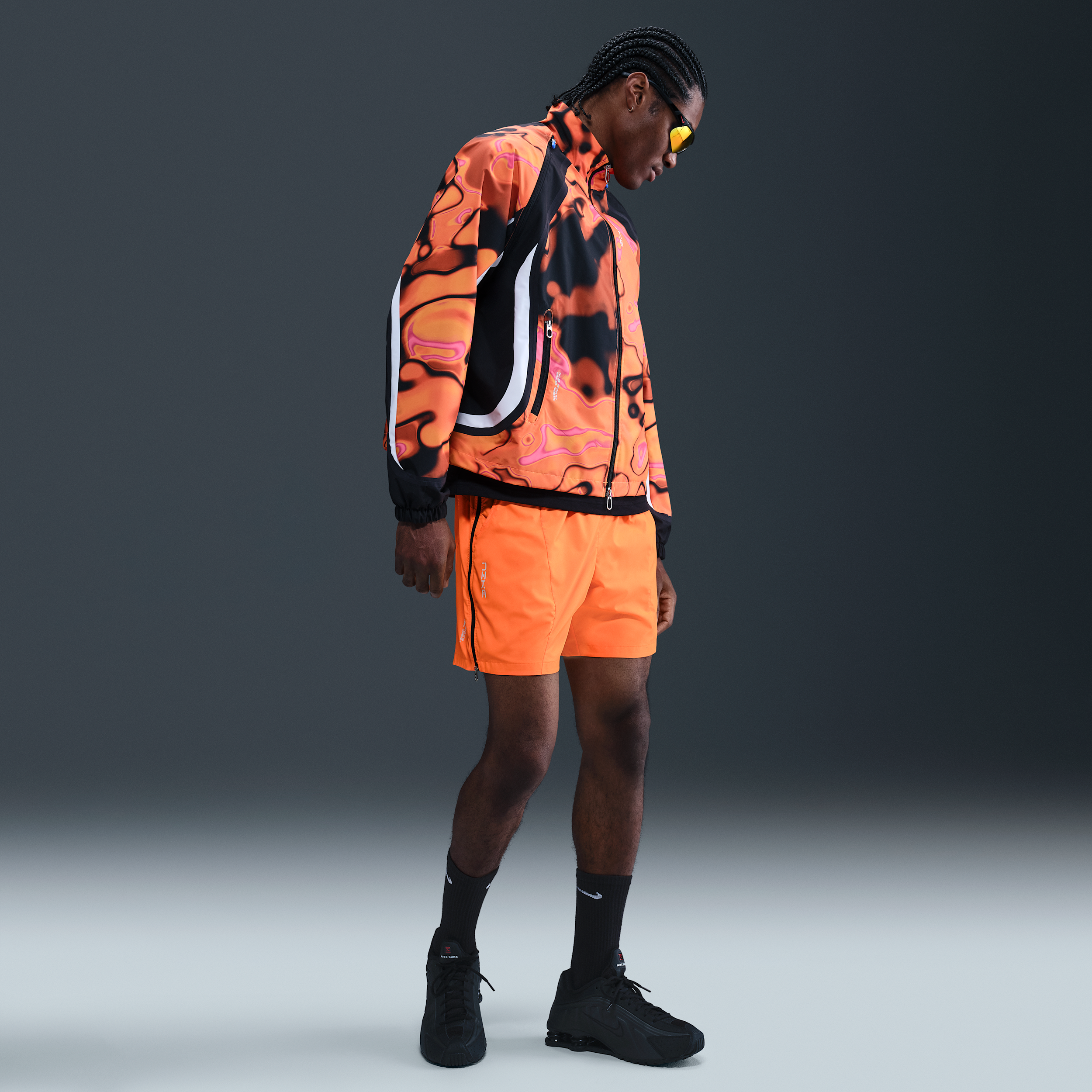 Nike Men's Project F.r.o.g. Shorts In Orange