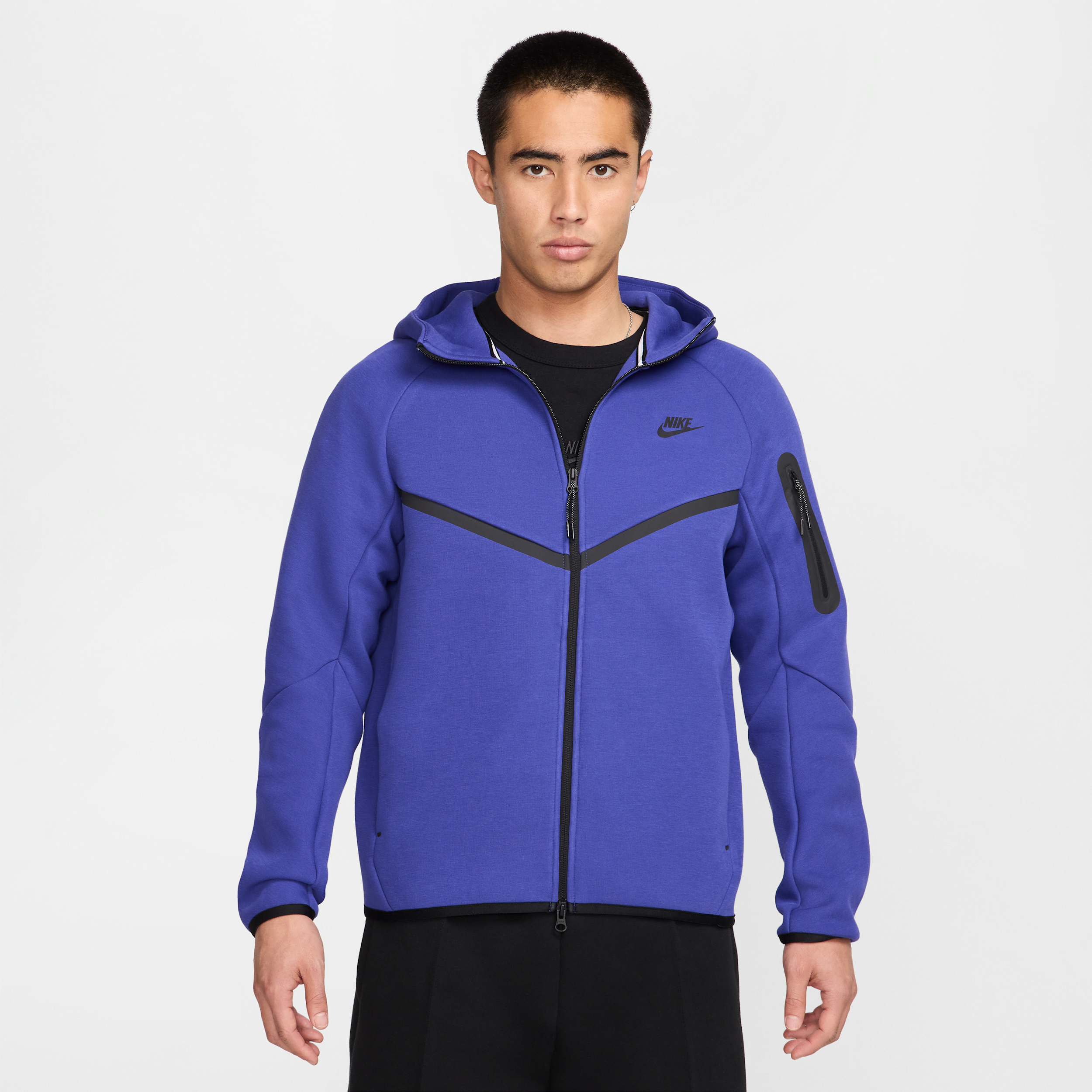 Nike Tech Windrunner Zip Hoodie In Purple