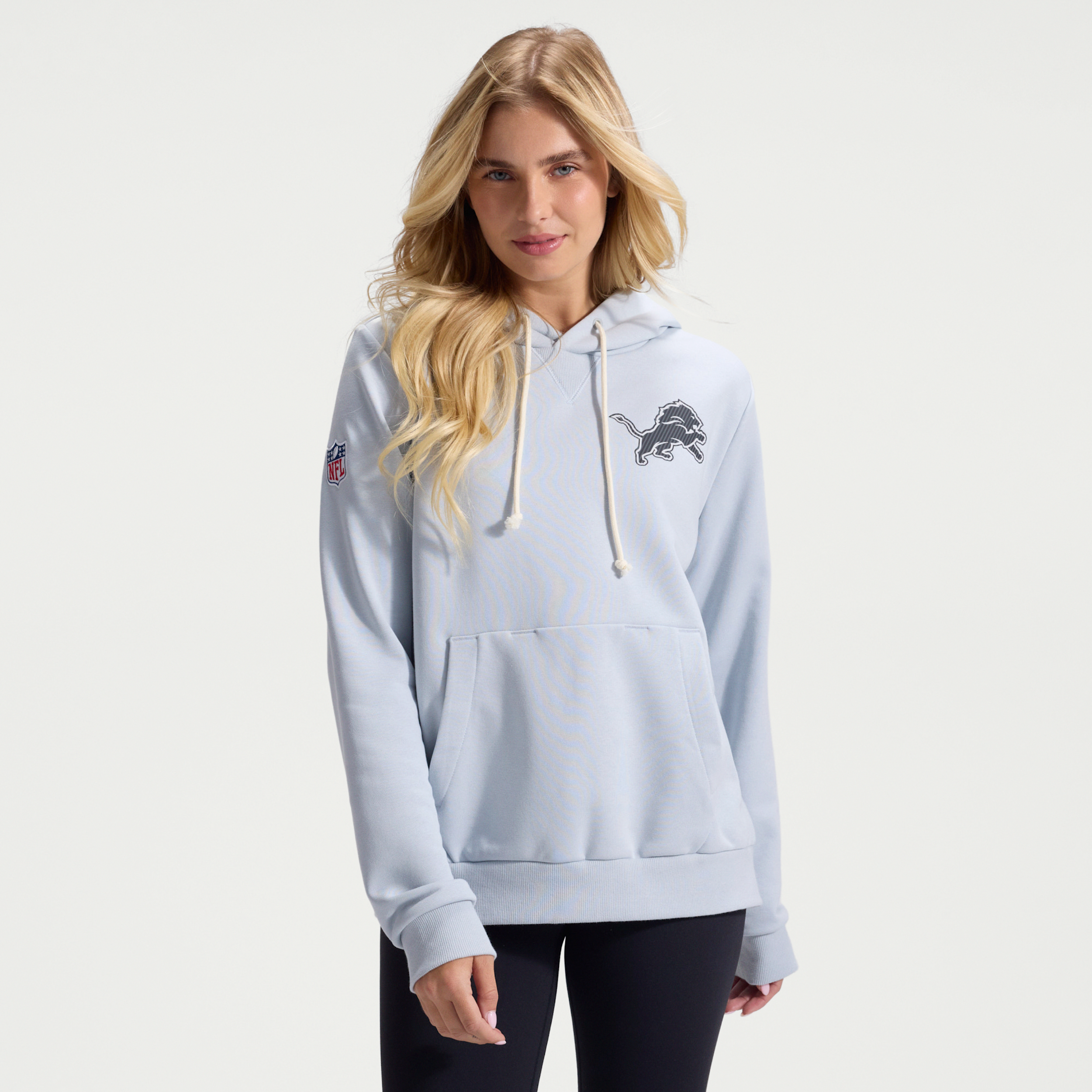 Detroit Lions Rivalries Collection Sideline Nike Women's Dri-FIT NFL Pullover Hoodie in Grey | 03C307R9J-CYU