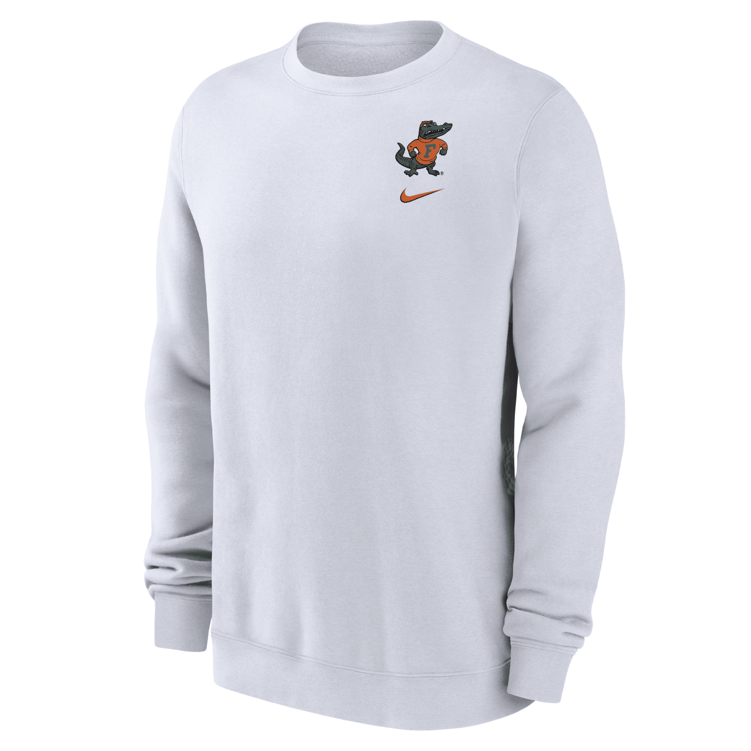 Shop Nike Florida Club Fleece  Men's College Sweatshirt In White