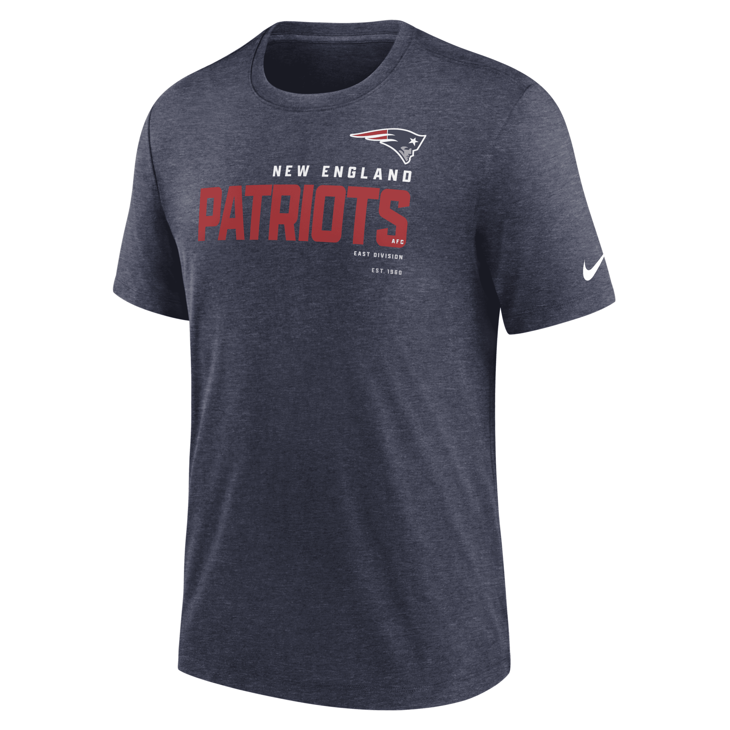 Shop Nike Men's Team (nfl New England Patriots) T-shirt In Blue