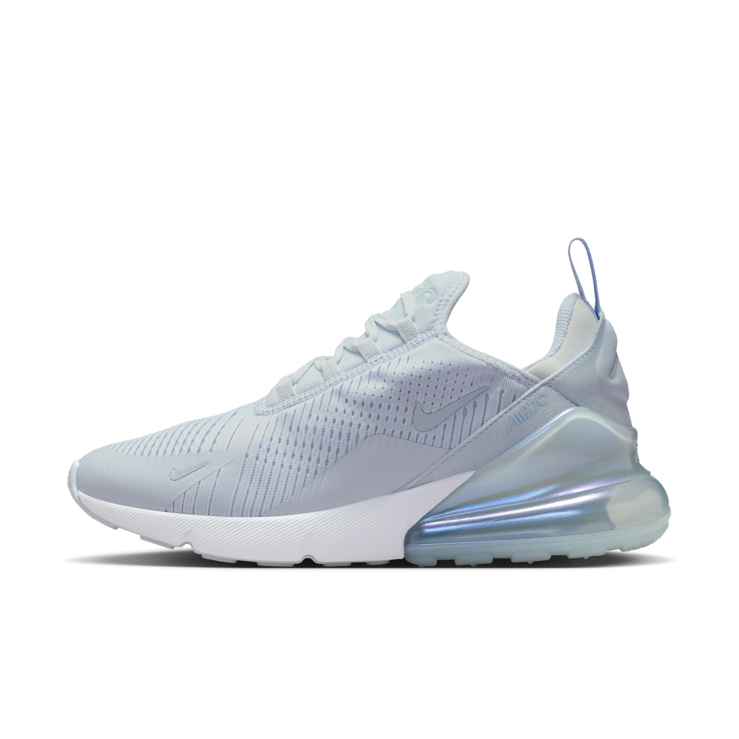 Nike Women's Air Max 270 Sneakers (Grey/Blue/White) - Size 5.5 M